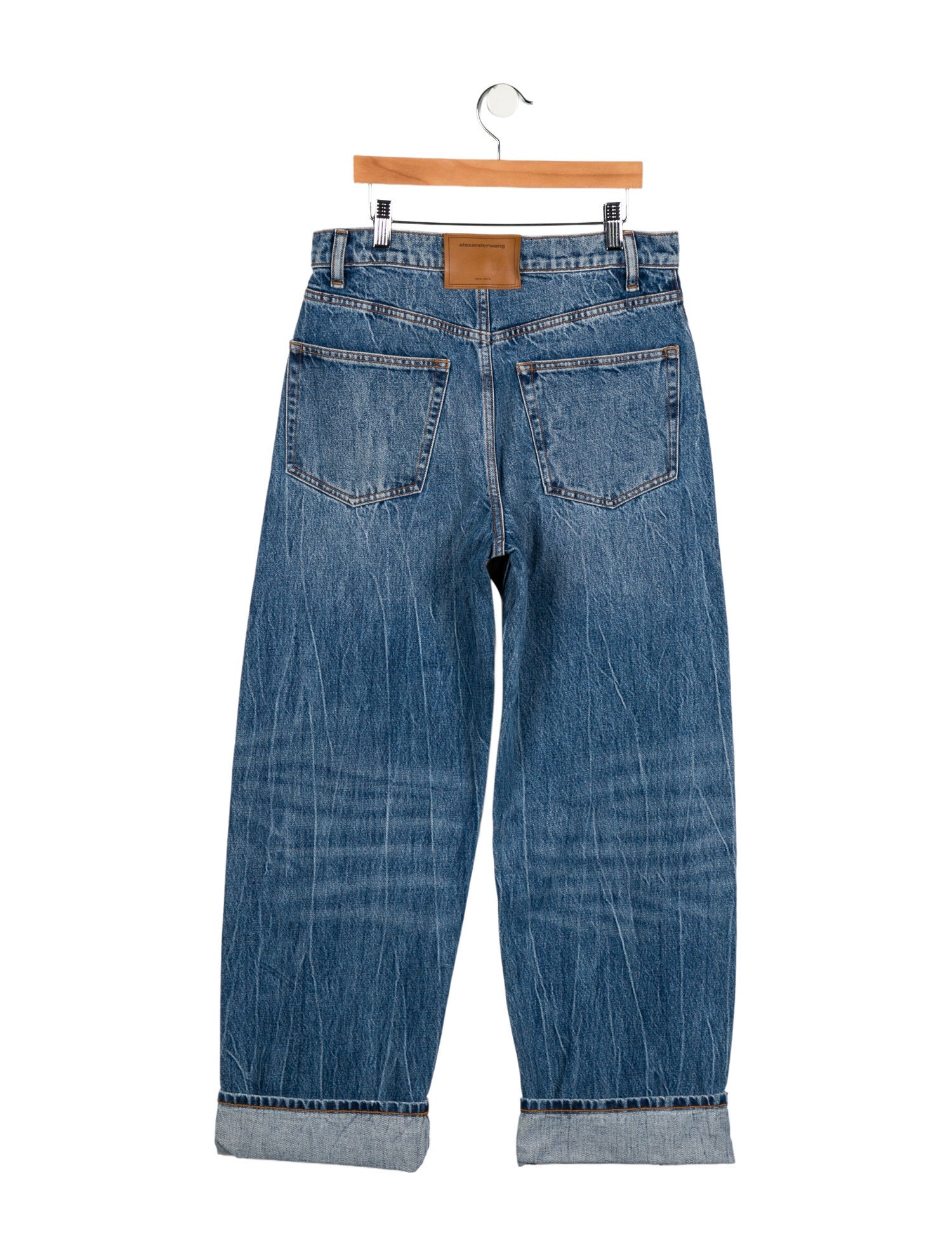 Alexander Wang High-Rise Wide Leg Jeans