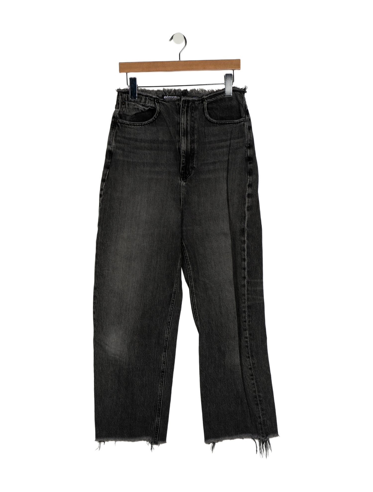 Alexander Wang High-Rise Wide Leg Jeans