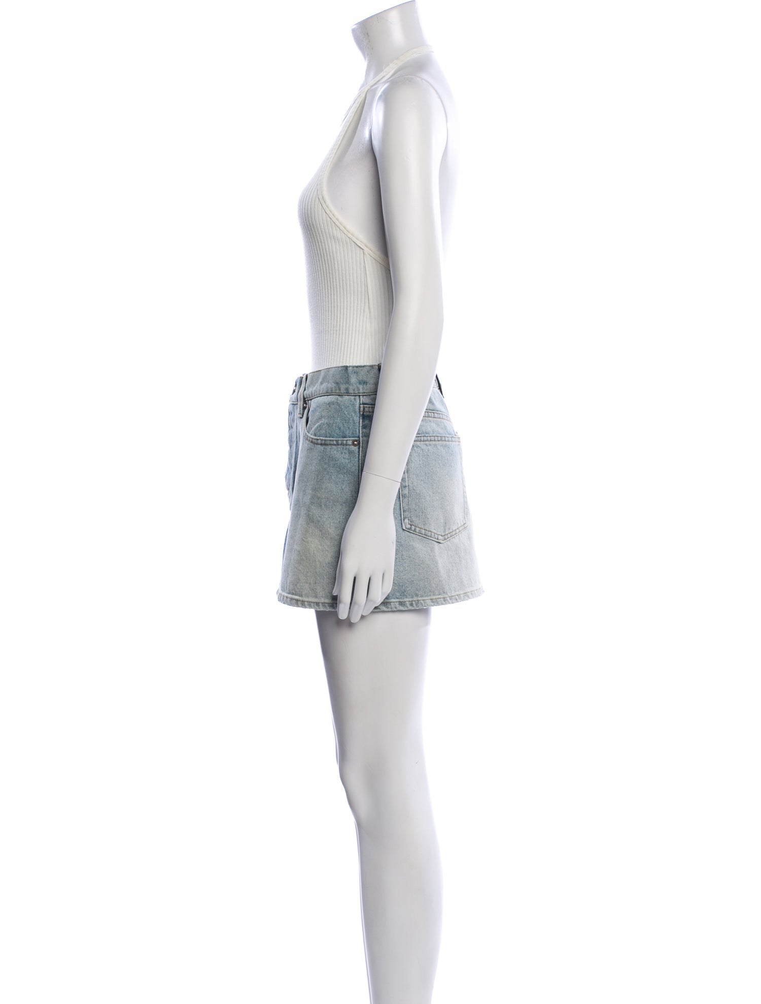 Alexander Wang Crew Neck Mini Dress