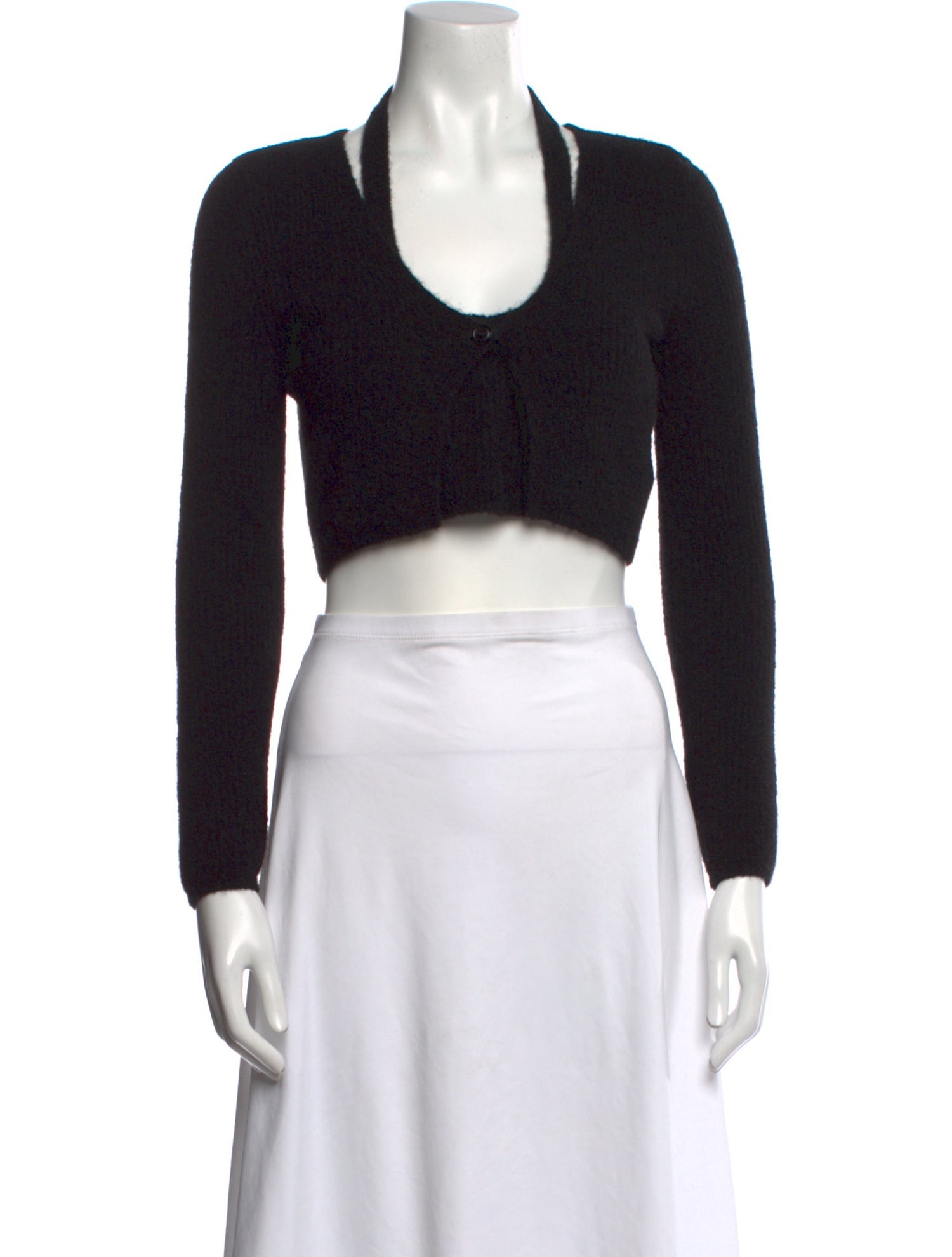 Alexander Wang Wool Scoop Neck Sweater