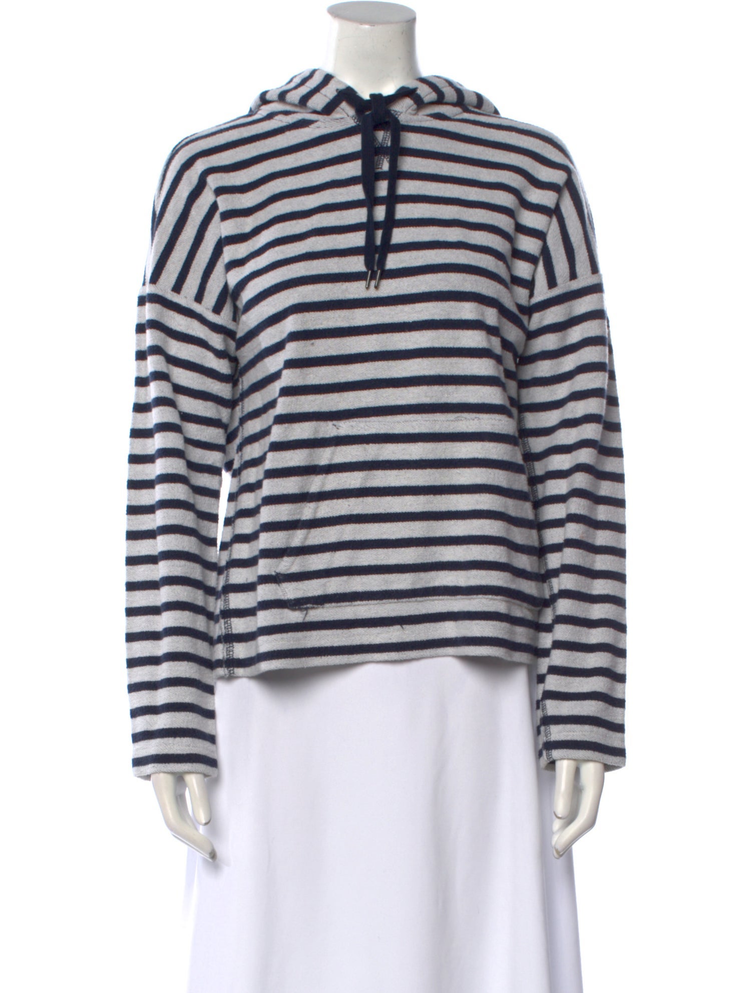 Alexander Wang Striped Mock Neck Sweater