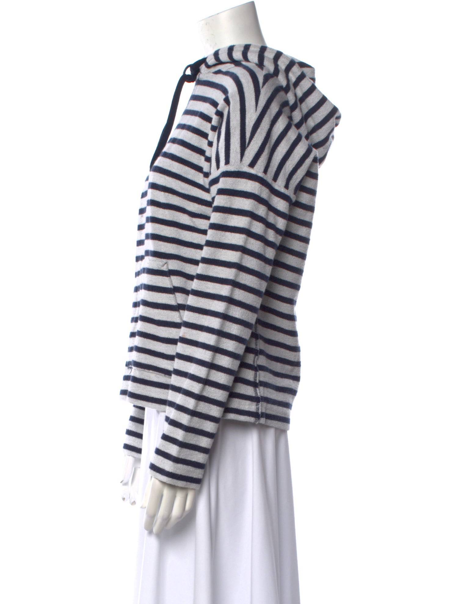 Alexander Wang Striped Mock Neck Sweater