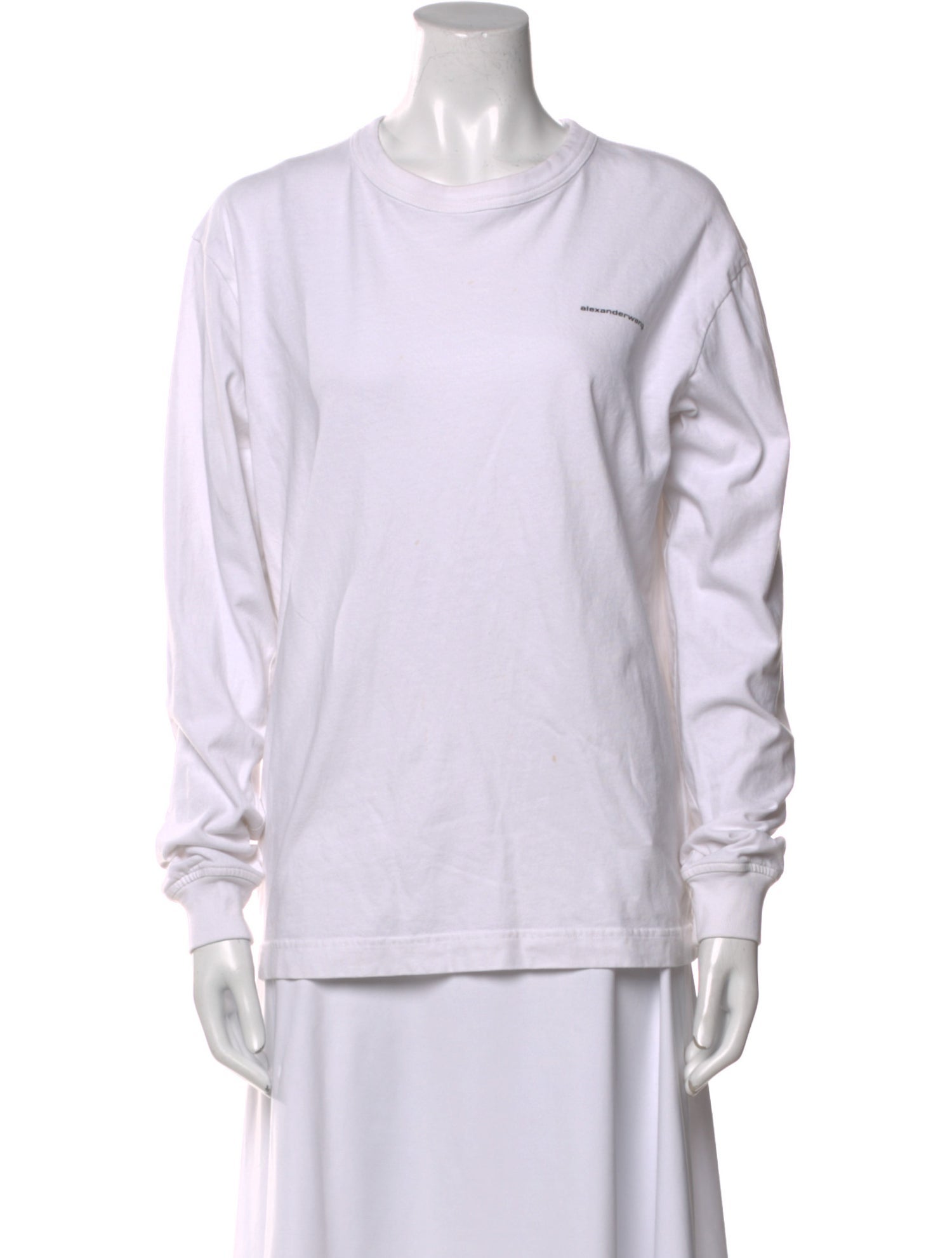 Alexander Wang Crew Neck Long Sleeve Sweatshirt