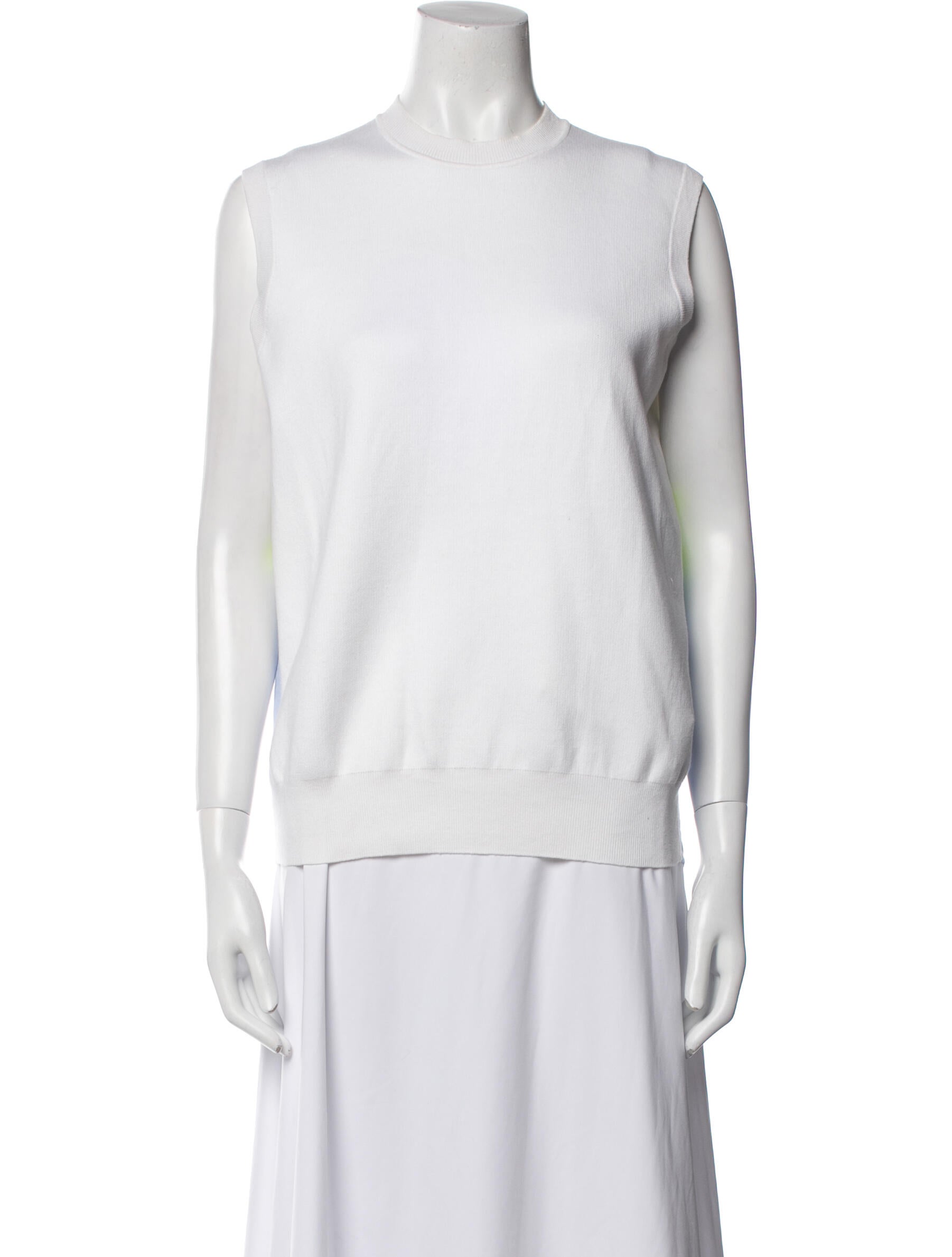 Alexander Wang Crew Neck Sleeveless Top