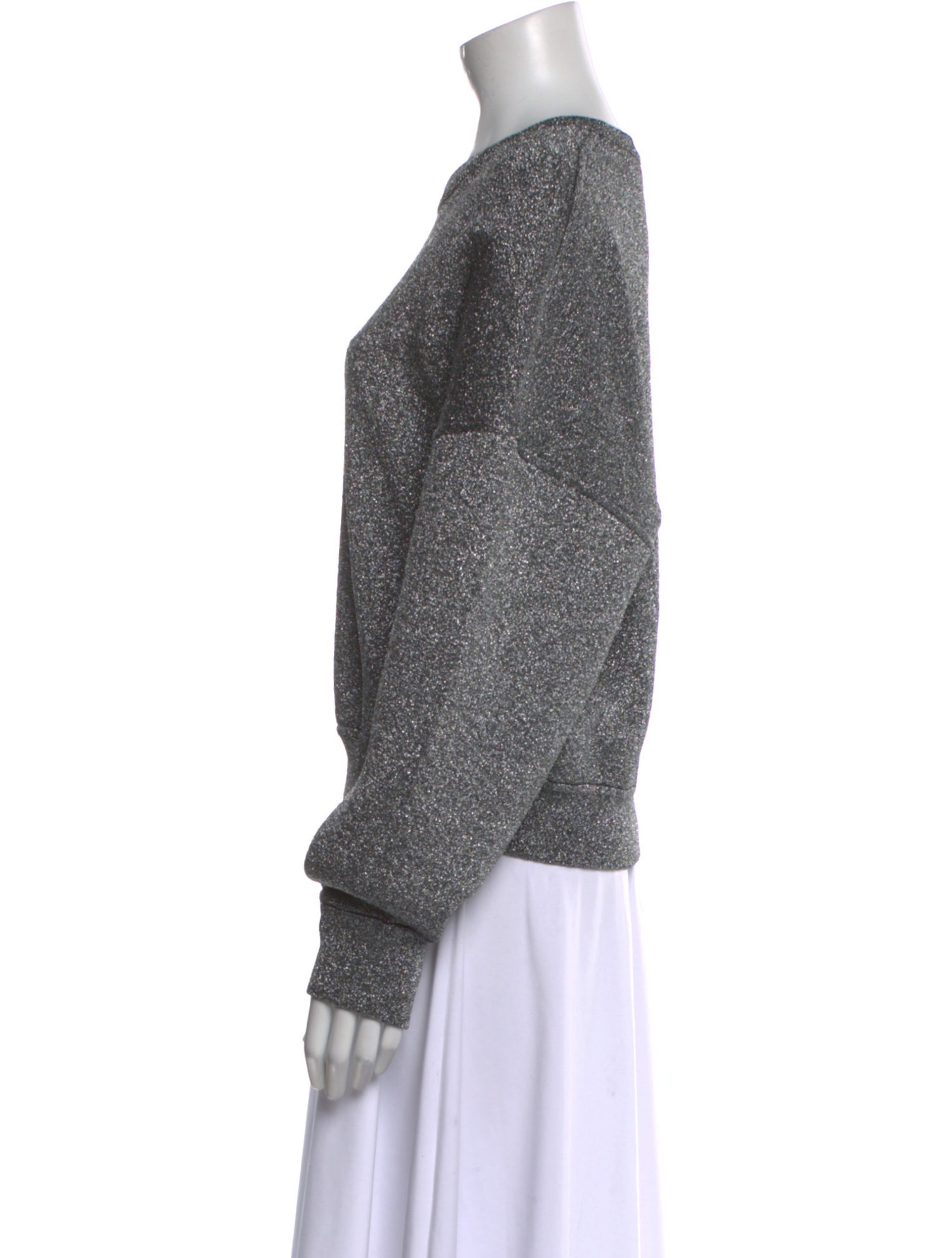 Alexander Wang Crew Neck Long Sleeve Sweatshirt