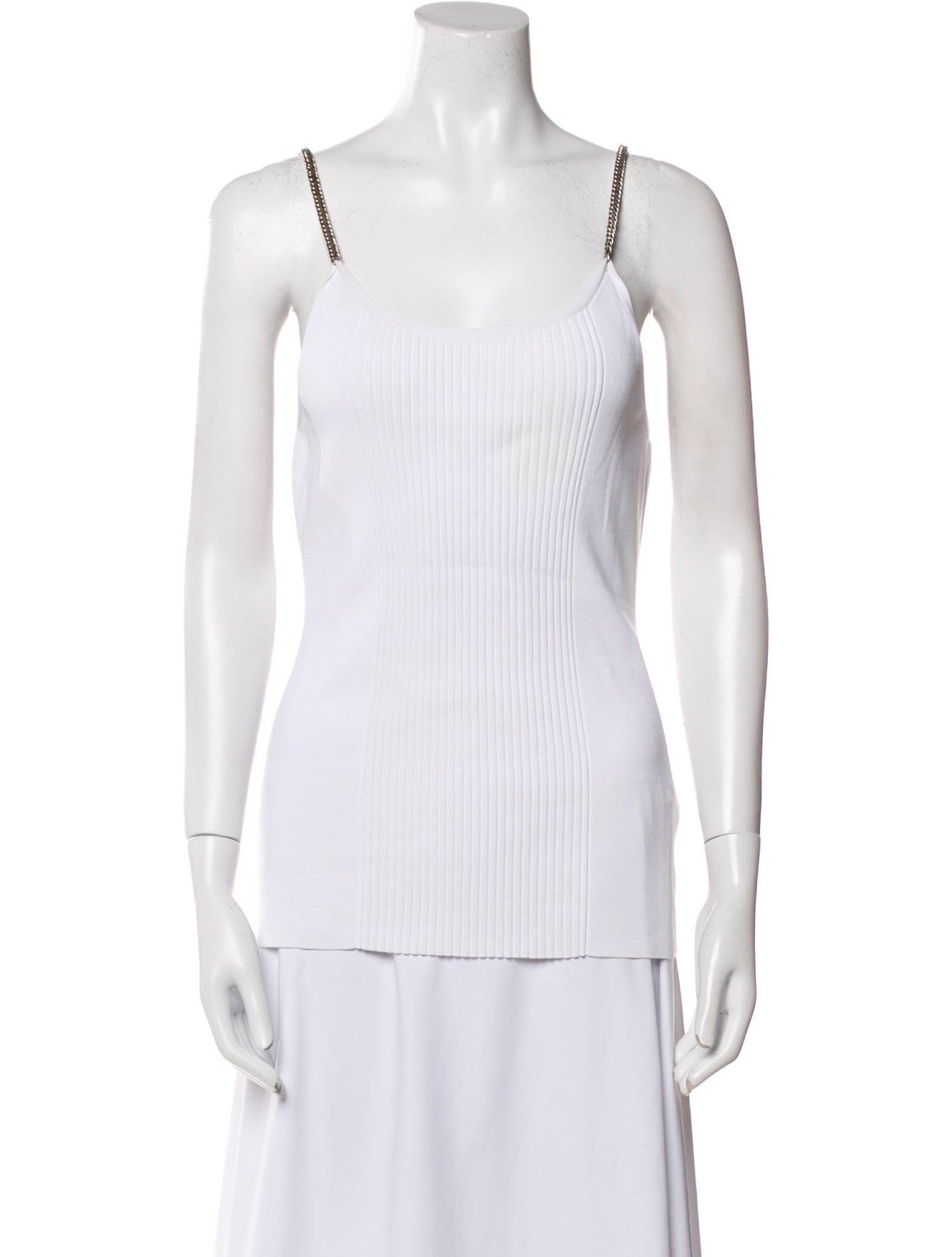 Alexander Wang Square Neckline Sleeveless Top