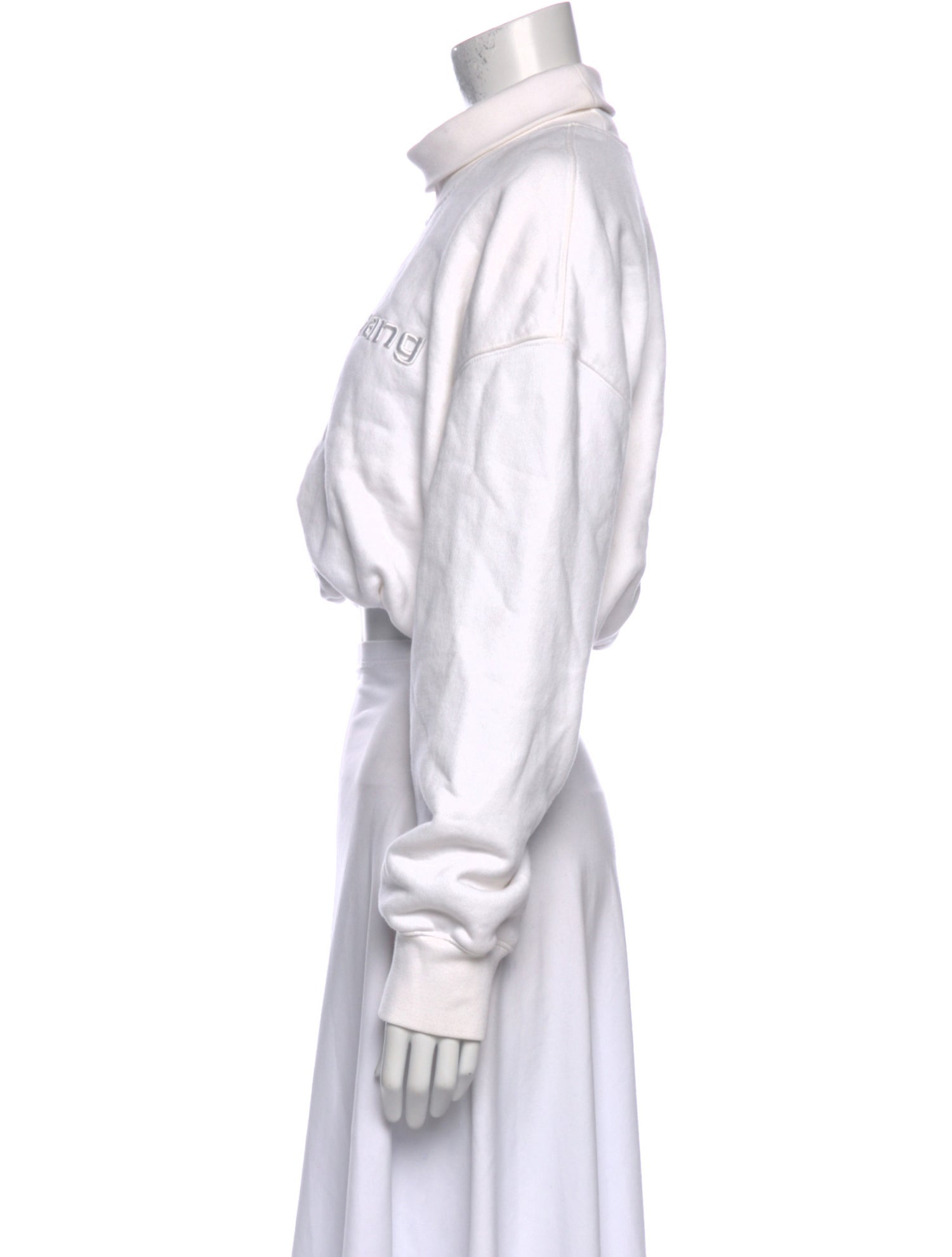 Alexander Wang Mock Neck Long Sleeve Sweatshirt