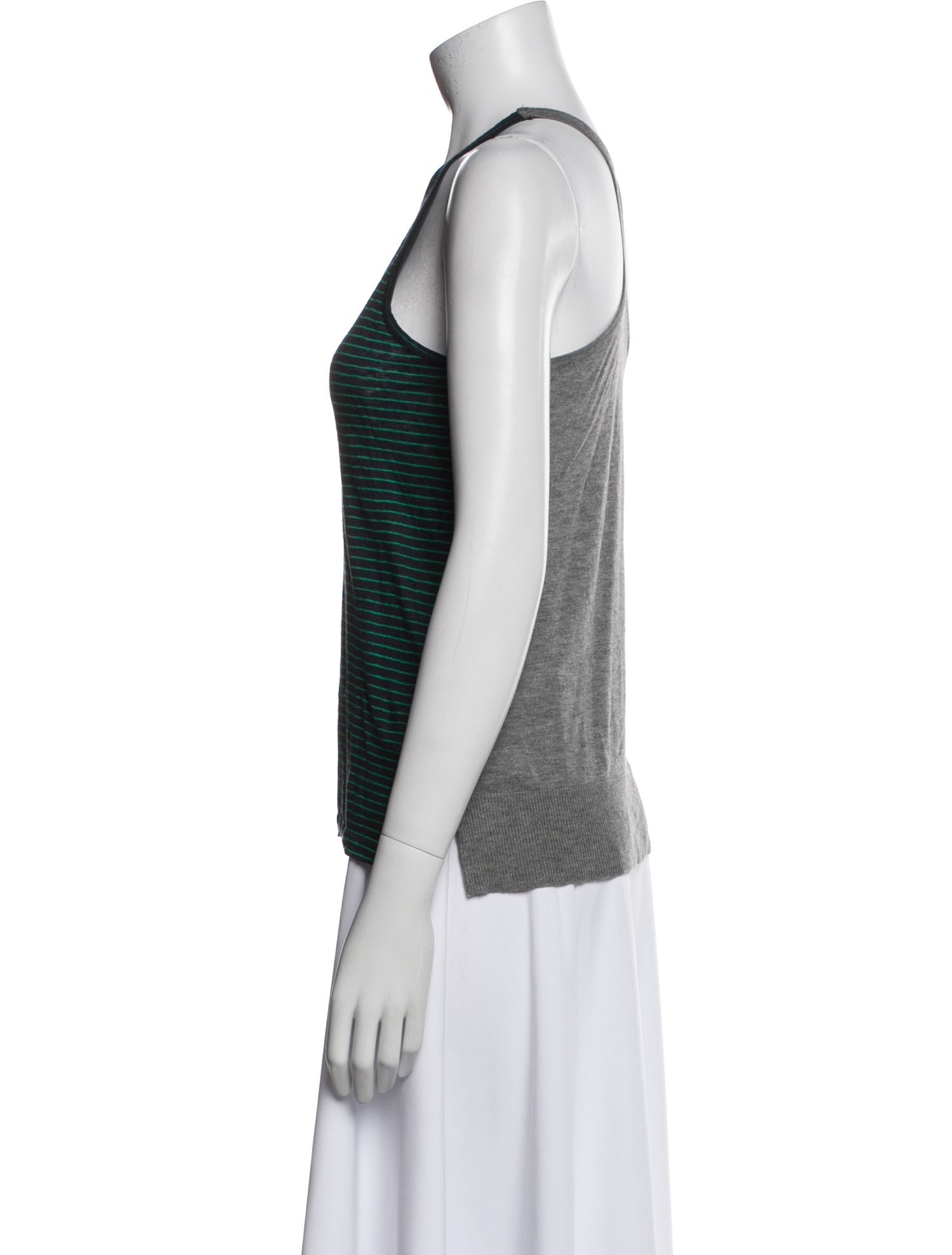 Alexander Wang Linen Striped Top