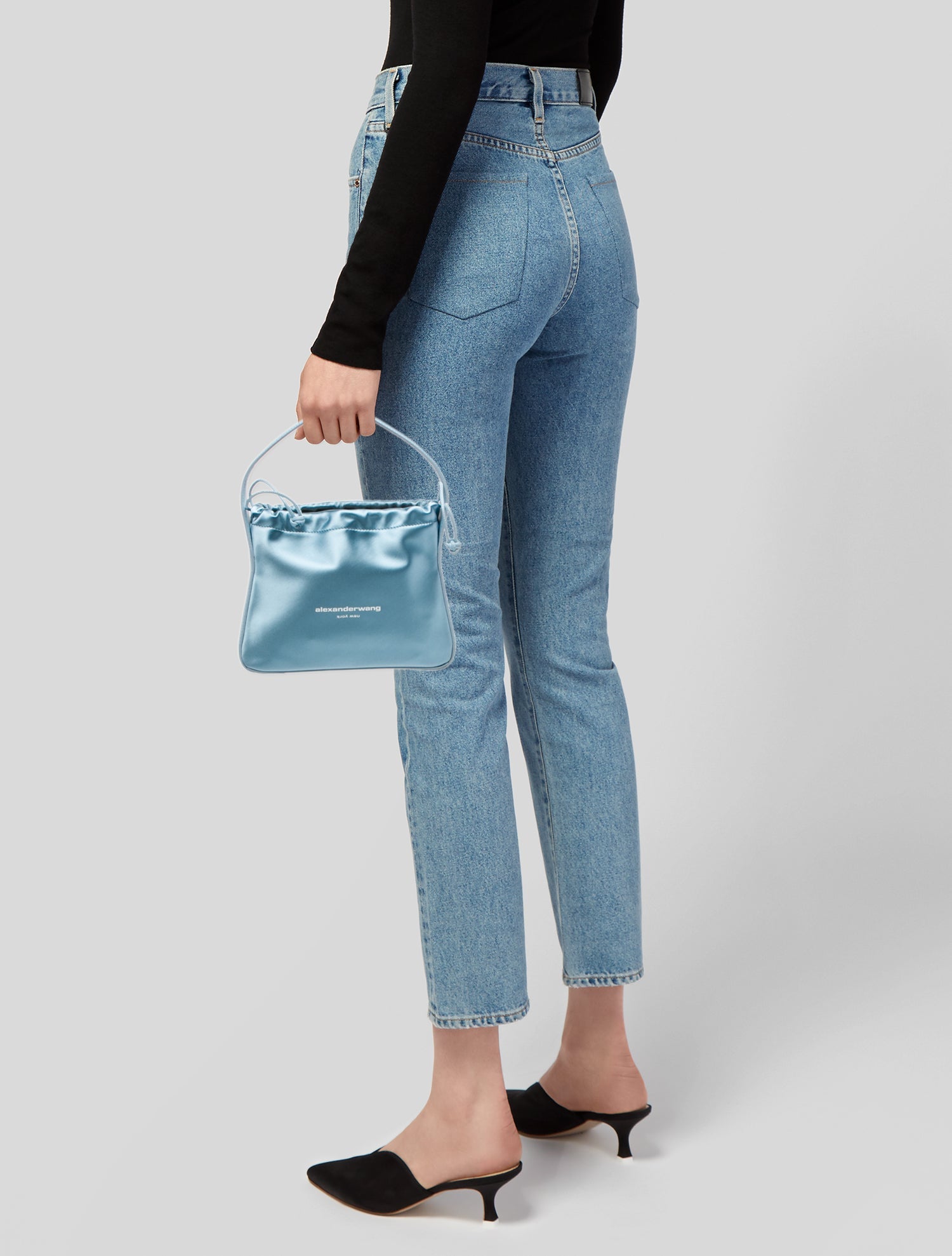 Alexander Wang Satin Top Handle Bag