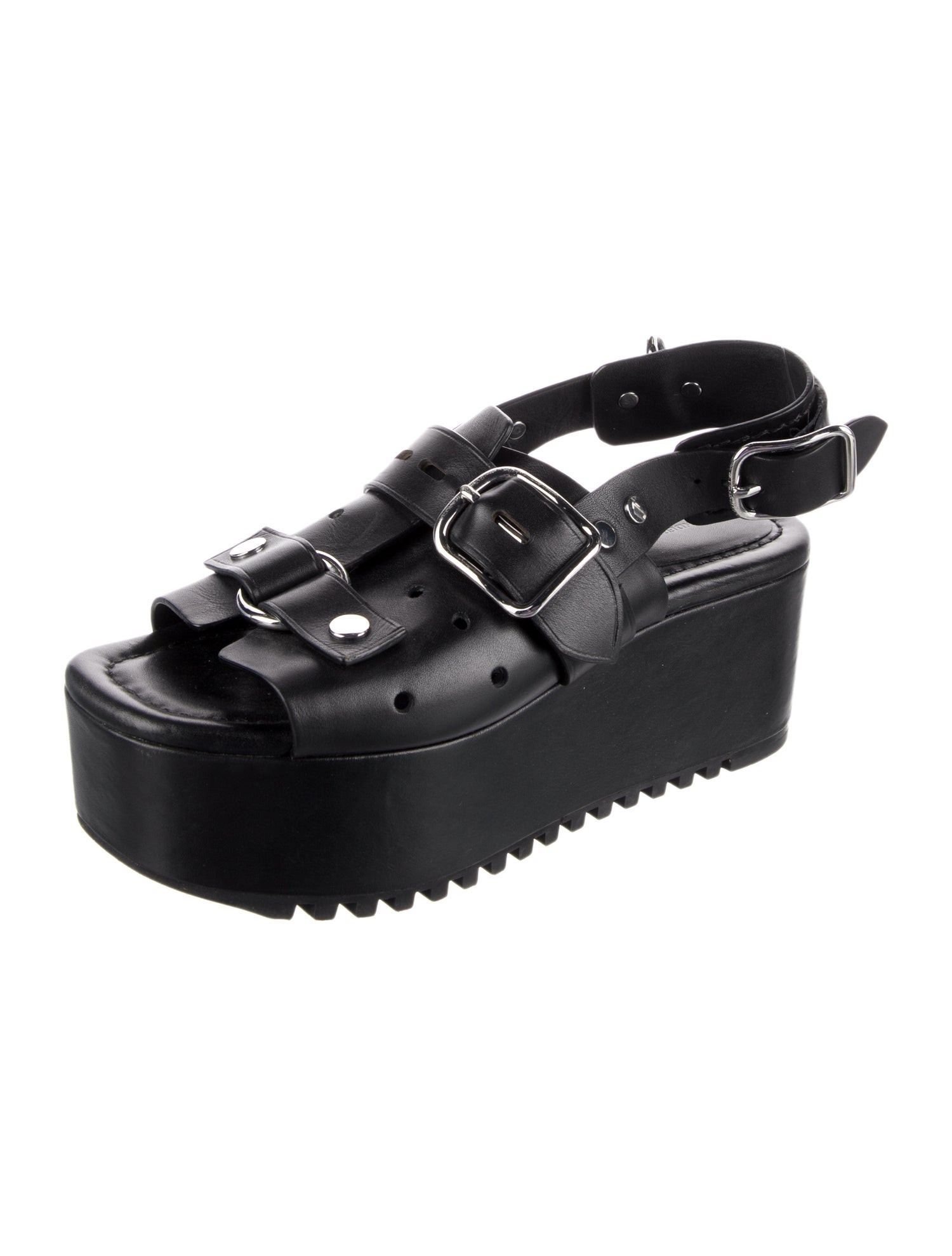 Alexander Wang Leather Slingback Flats