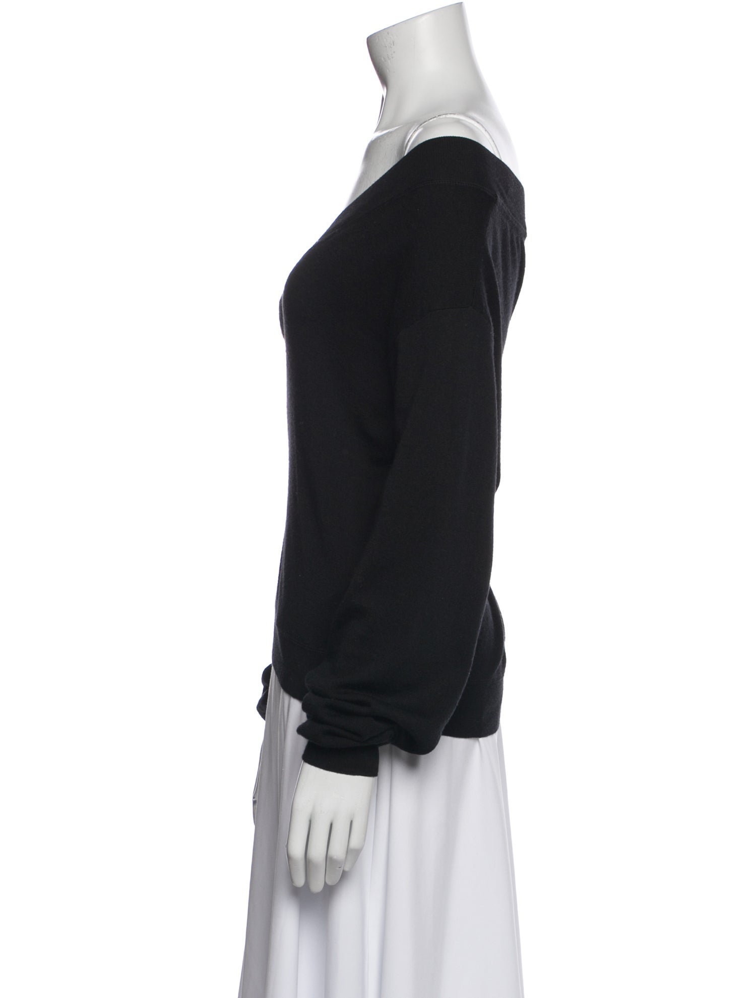 Alexander Wang Merino Wool V-Neck Sweater