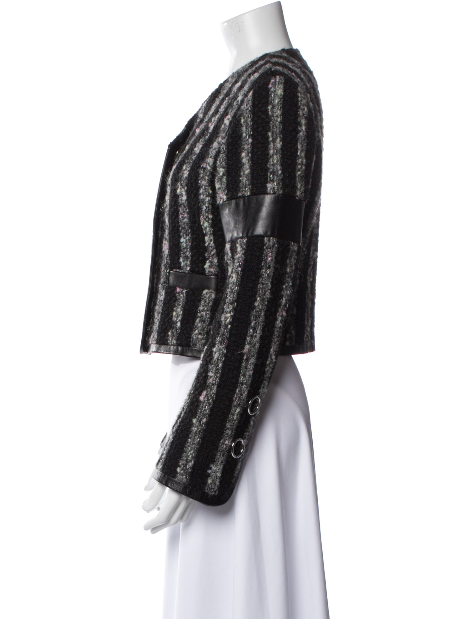 Alexander Wang Wool Tweed Pattern Evening Jacket