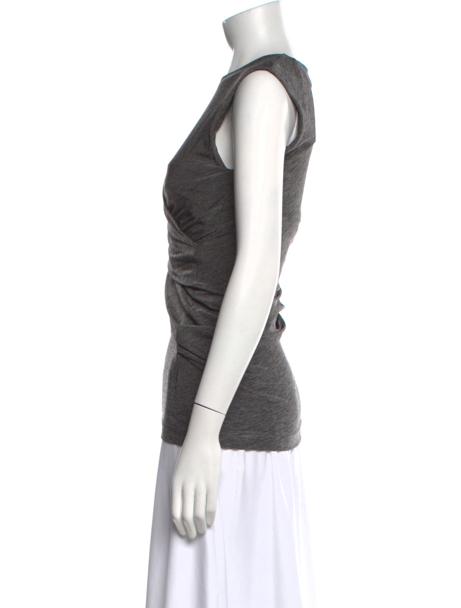 Alexander Wang Crew Neck Sleeveless Top