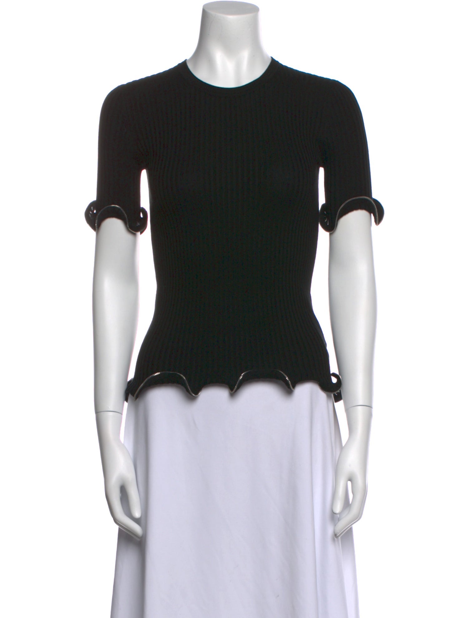 Alexander Wang Crew Neck Short Sleeve Top