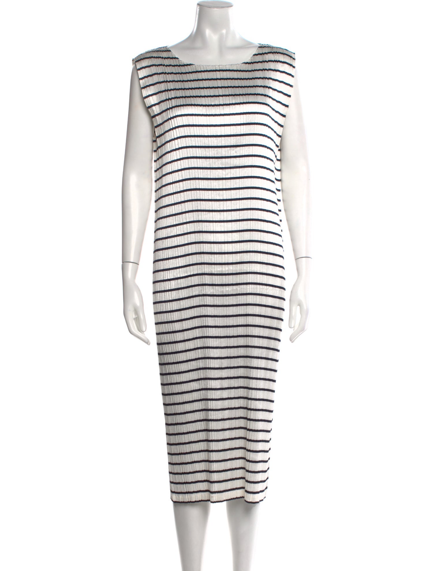 Alexander Wang Striped Midi Length Dress