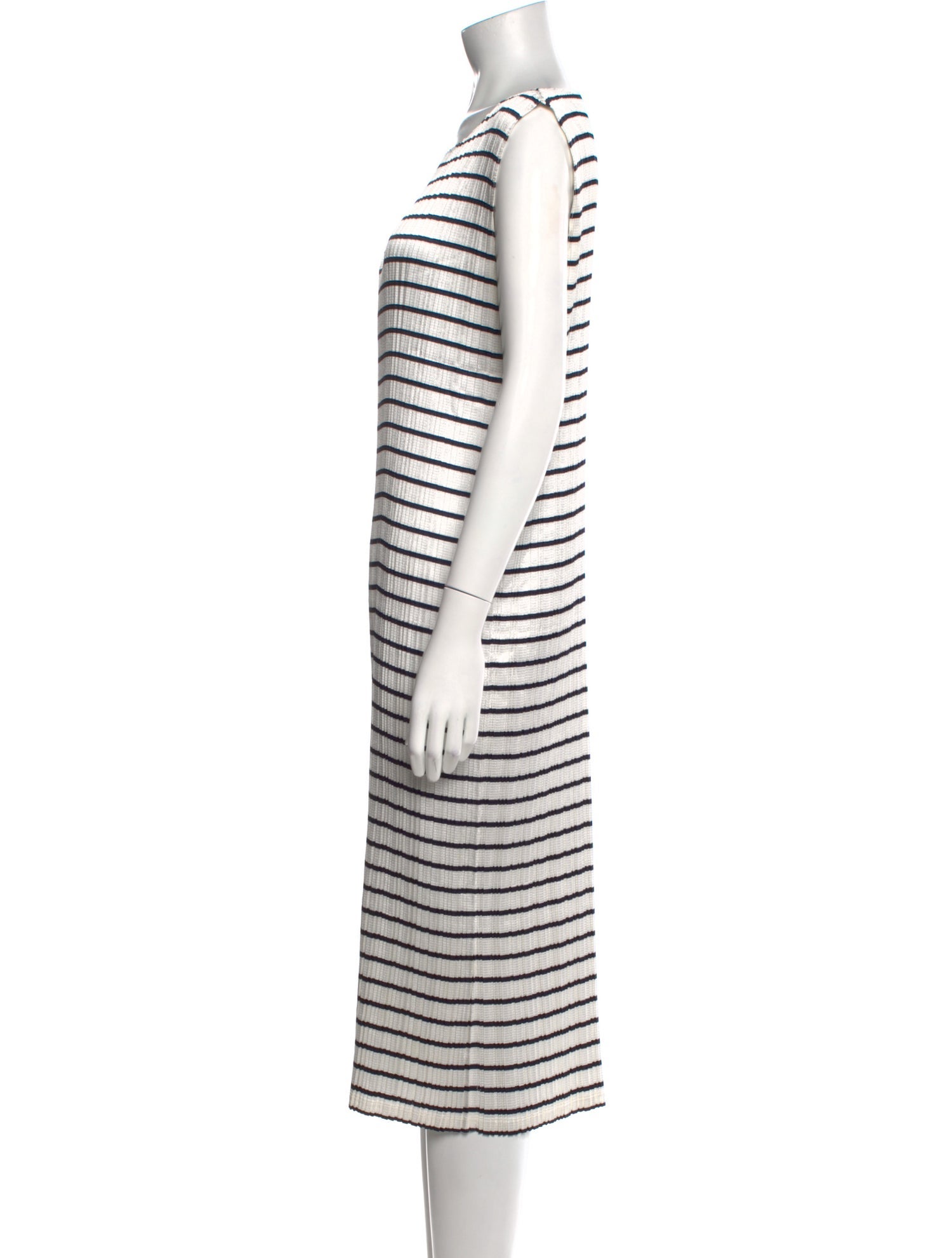 Alexander Wang Striped Midi Length Dress