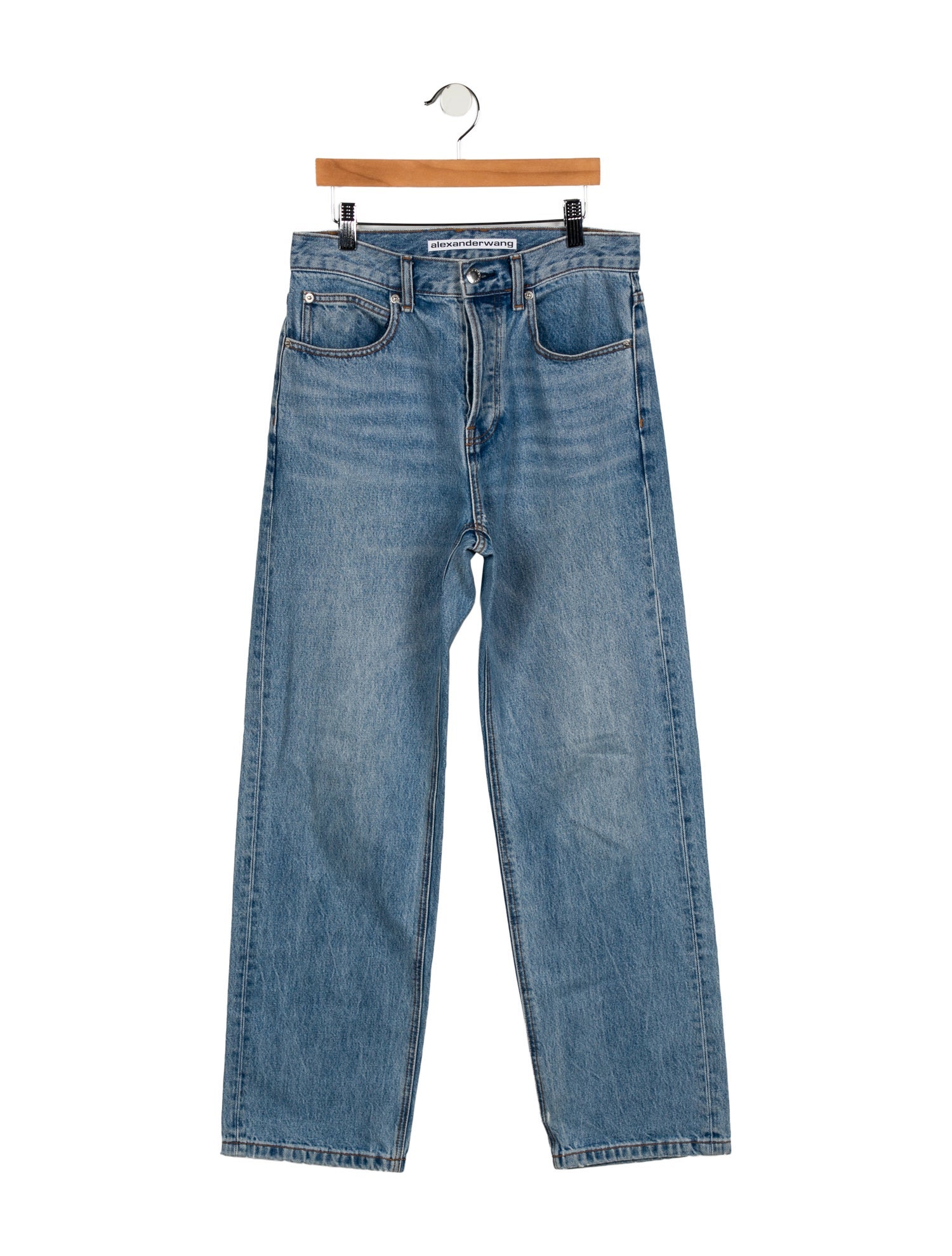 Alexander Wang High-Rise Wide Leg Jeans