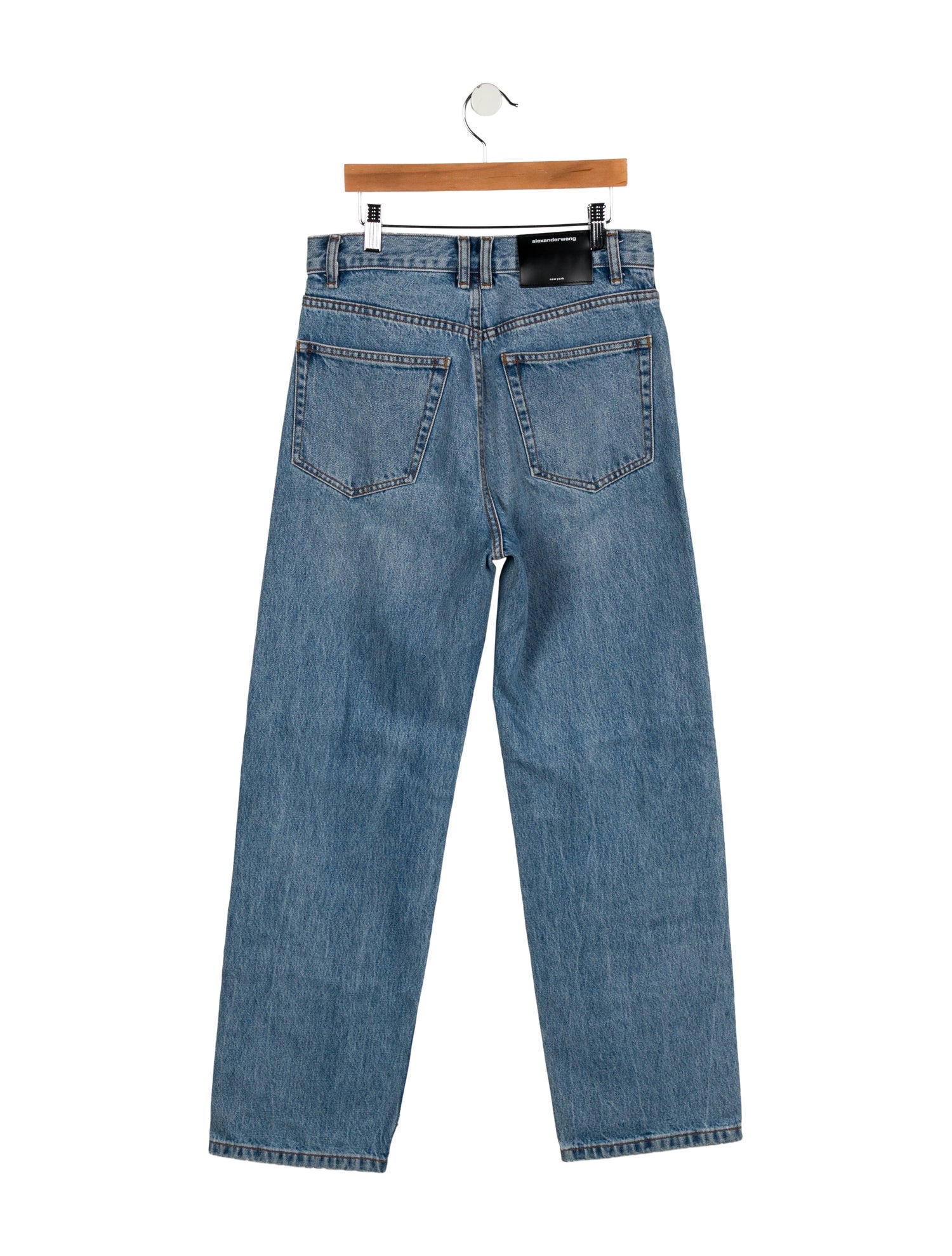 Alexander Wang High-Rise Wide Leg Jeans