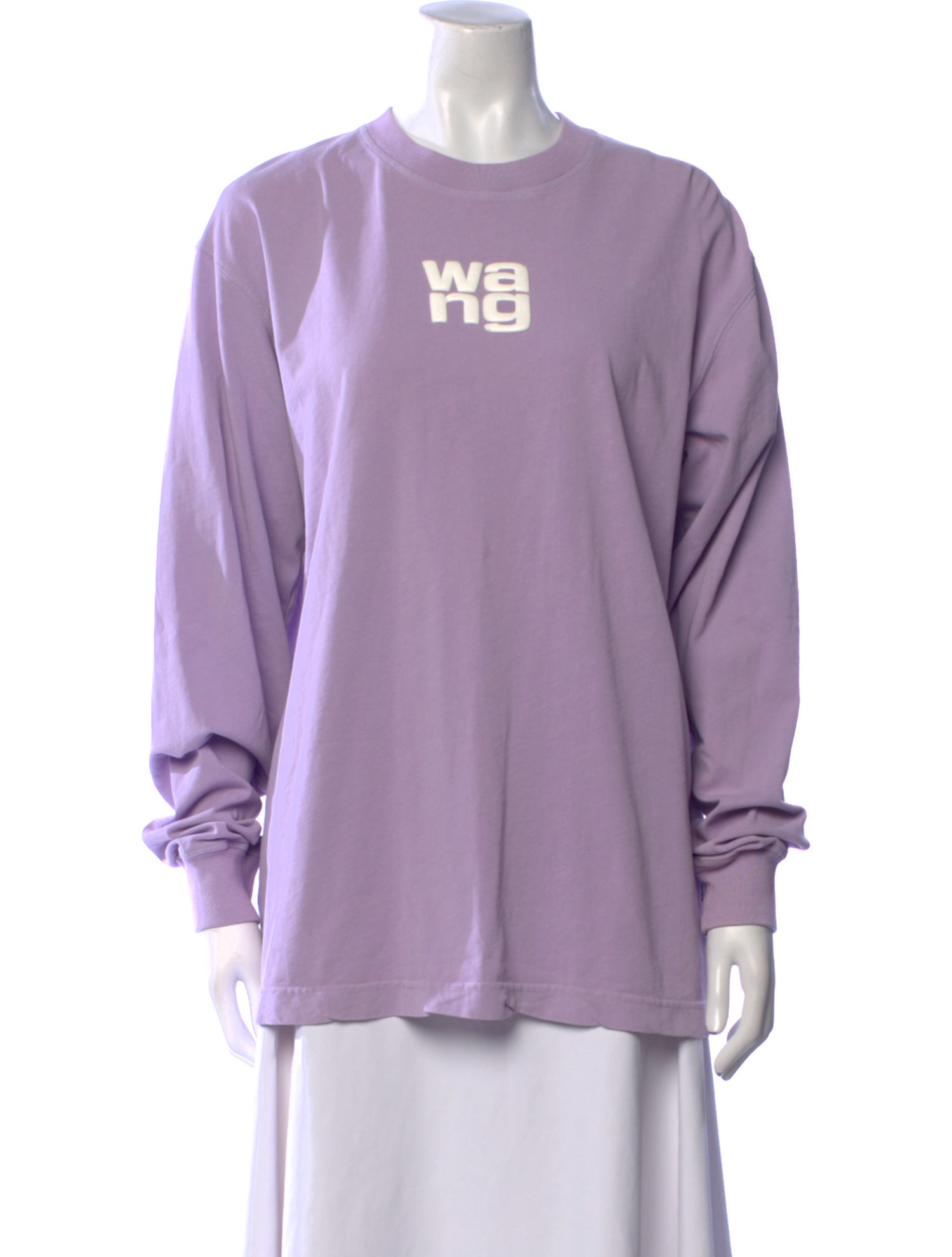 Alexander Wang Graphic Print Crew Neck Sweatshirt