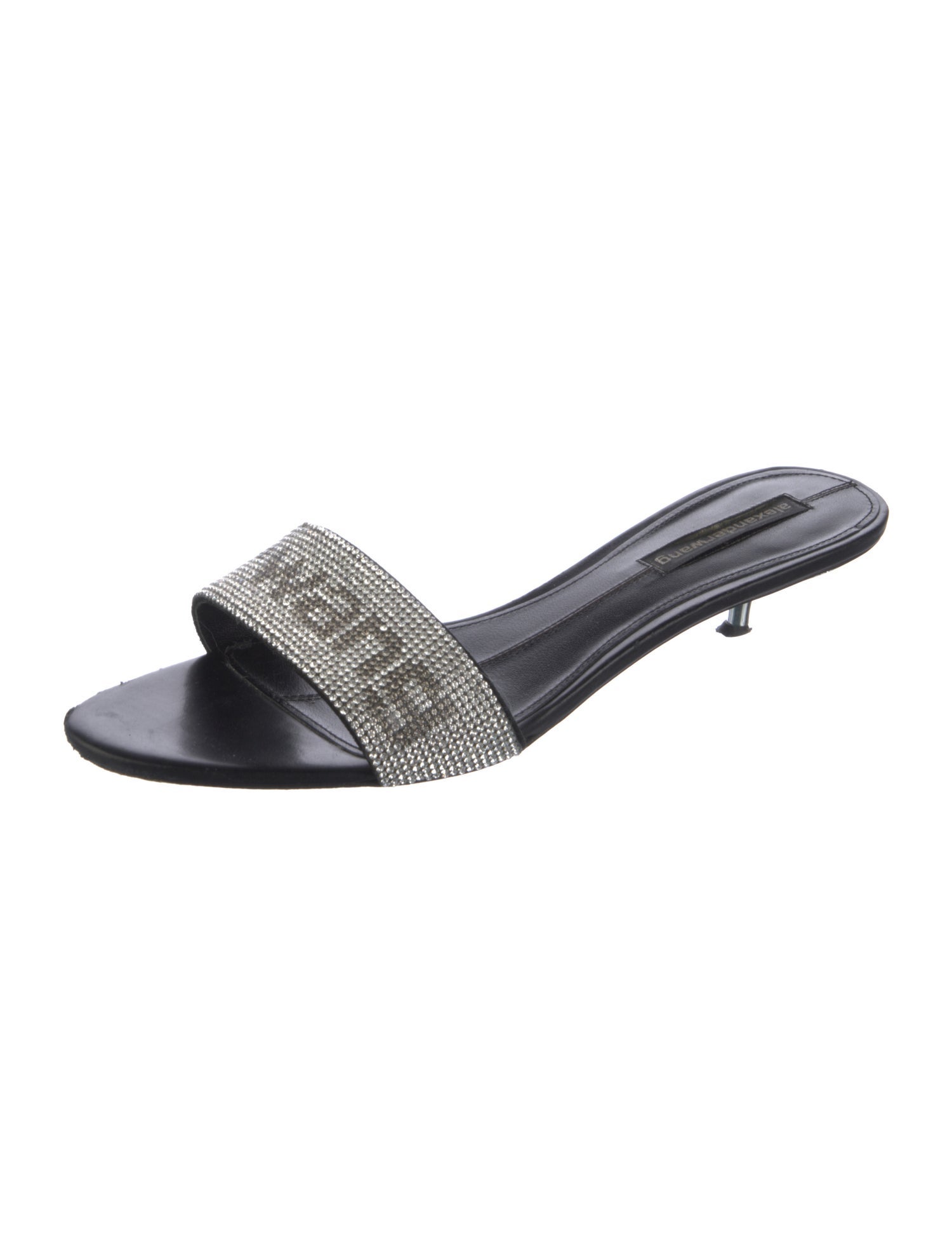 Alexander Wang Crystal Printed Slides