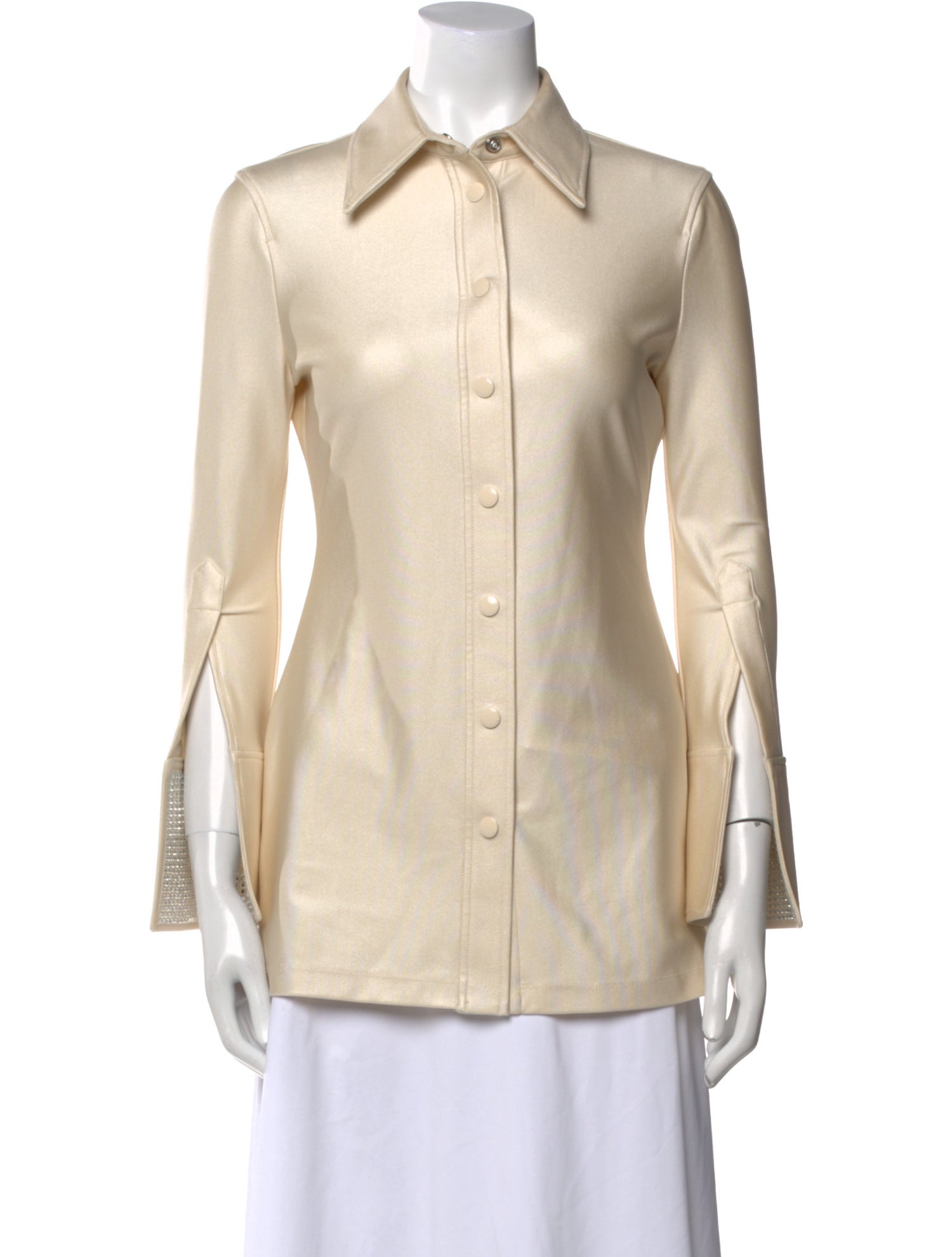 Alexander Wang Long Sleeve Button-Up Top