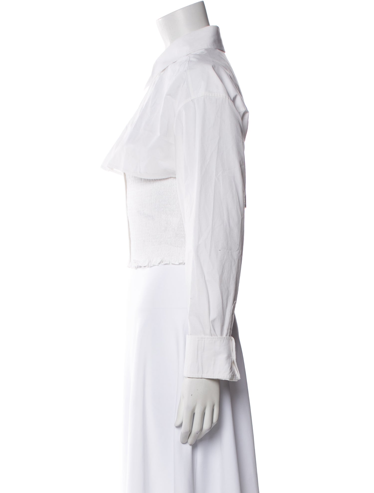 Alexander Wang Long Sleeve Crop Top