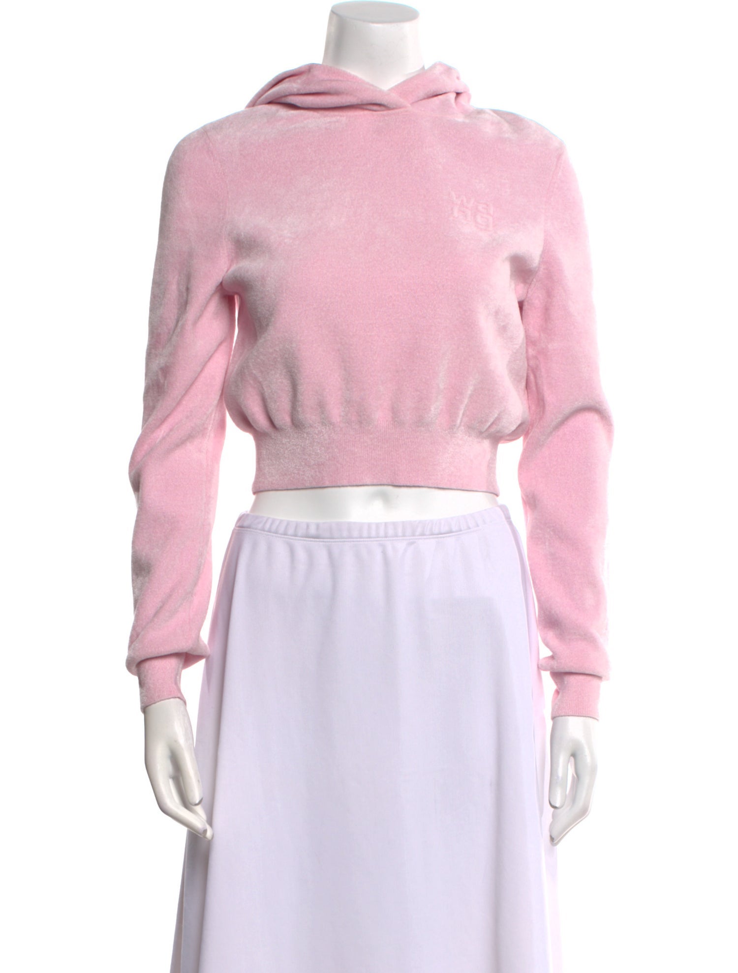 Alexanderwang.T Mock Neck Long Sleeve Sweatshirt