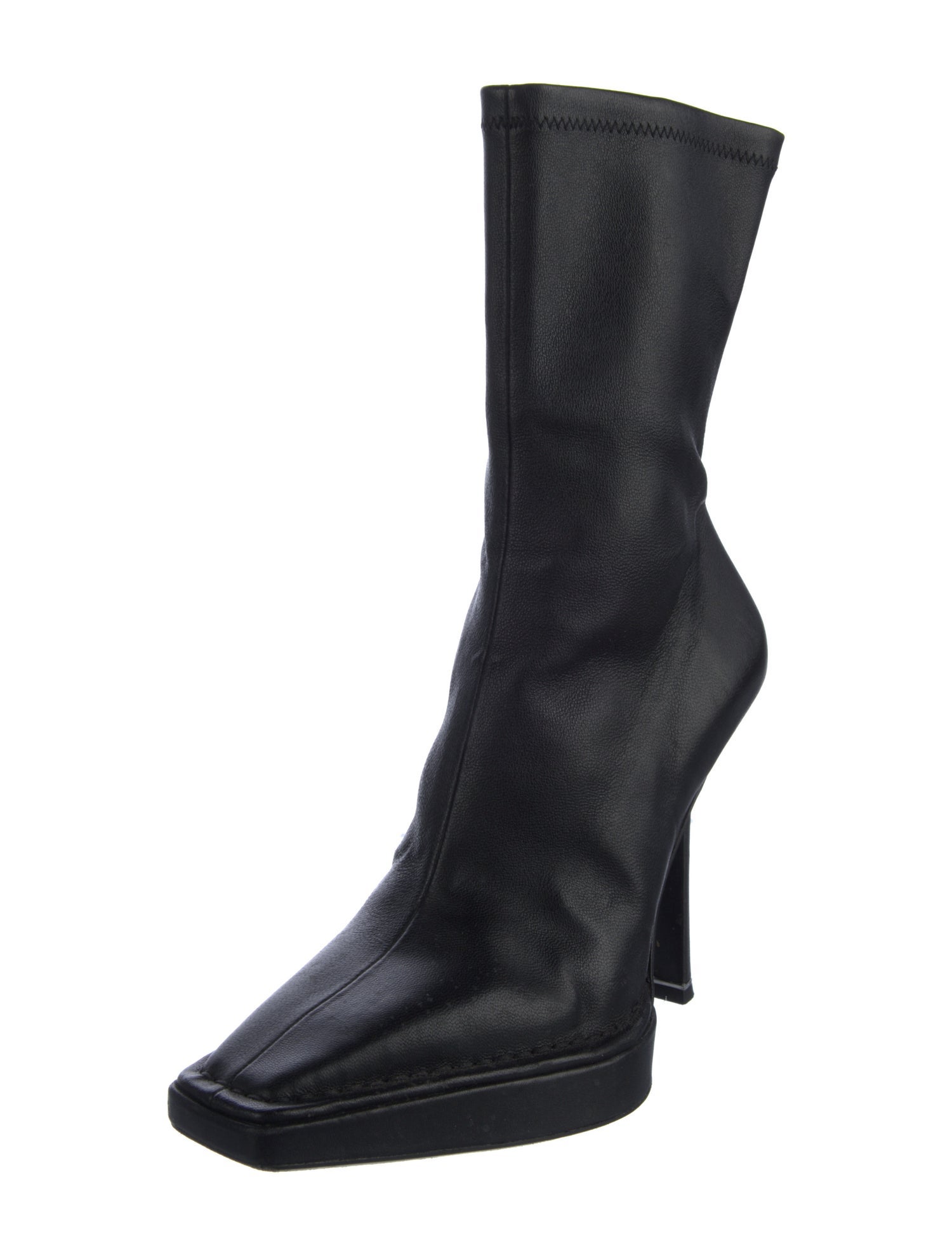Alexander Wang Leather Sock Boots