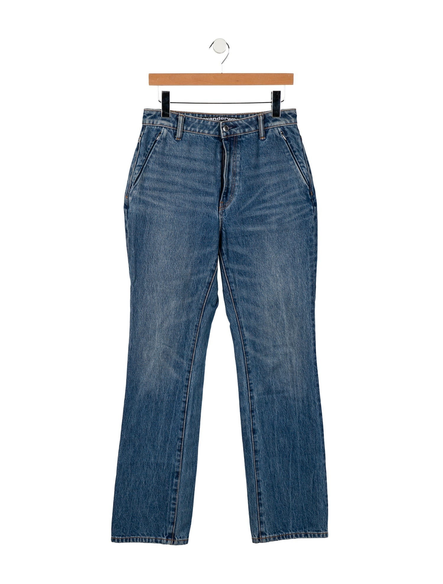 Alexander Wang High-Rise Wide Leg Jeans
