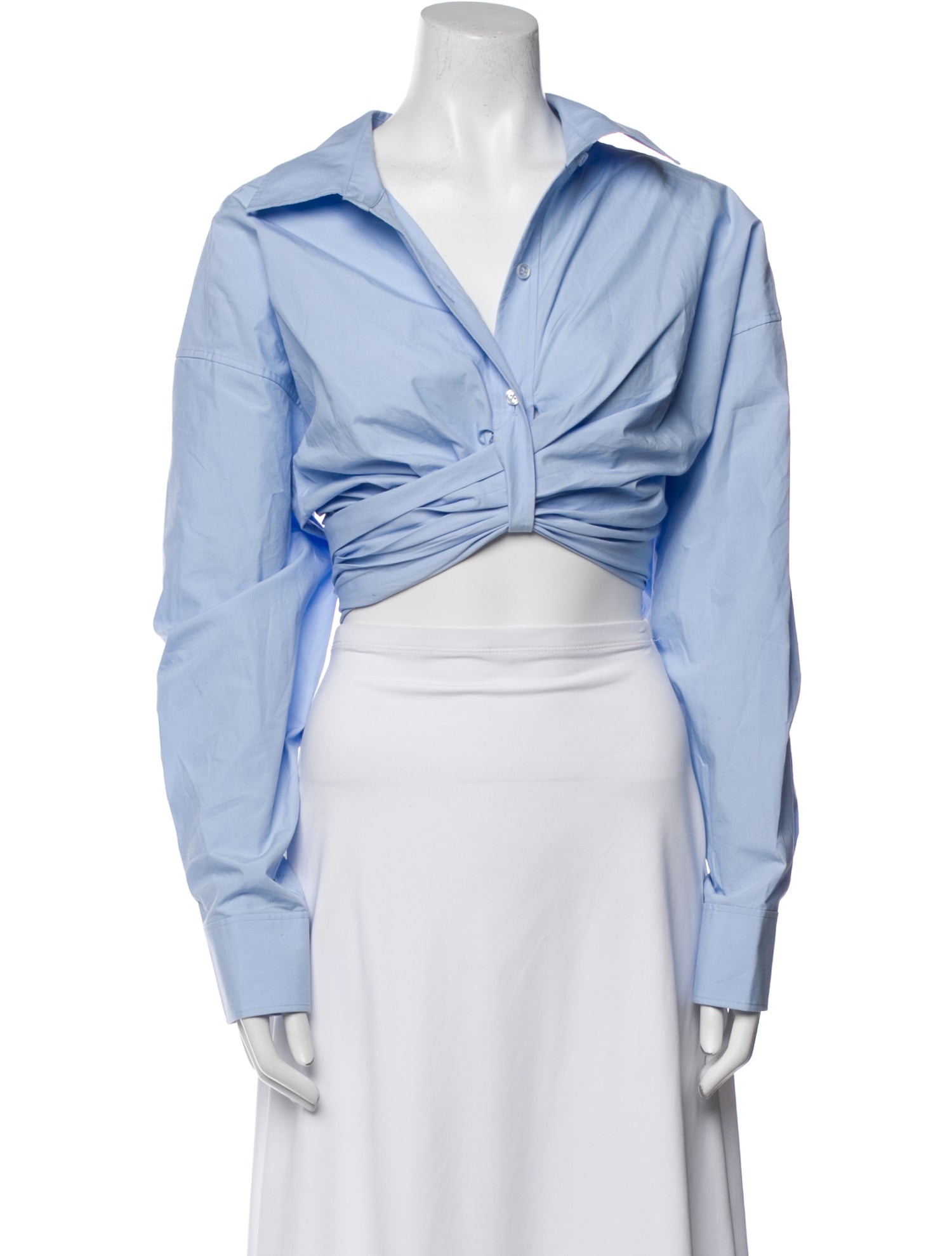 Alexander Wang Long Sleeve Crop Top