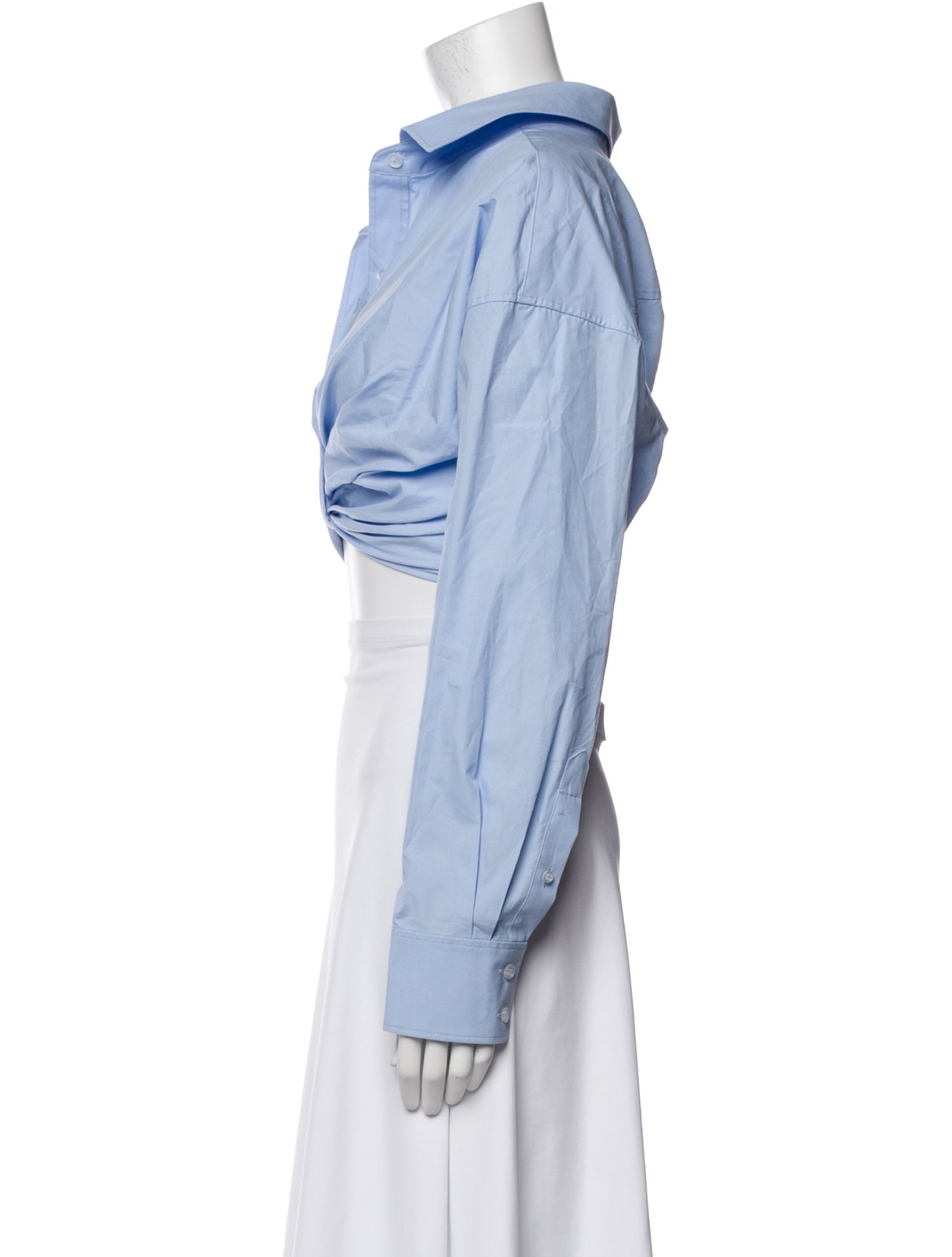 Alexander Wang Long Sleeve Crop Top