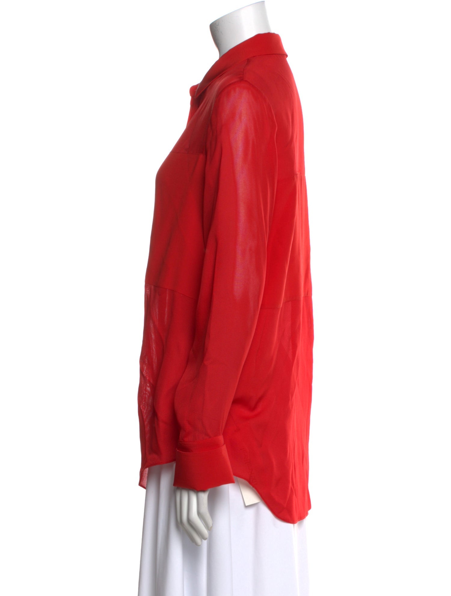 Alexander Wang Long Sleeve Button-Up Top