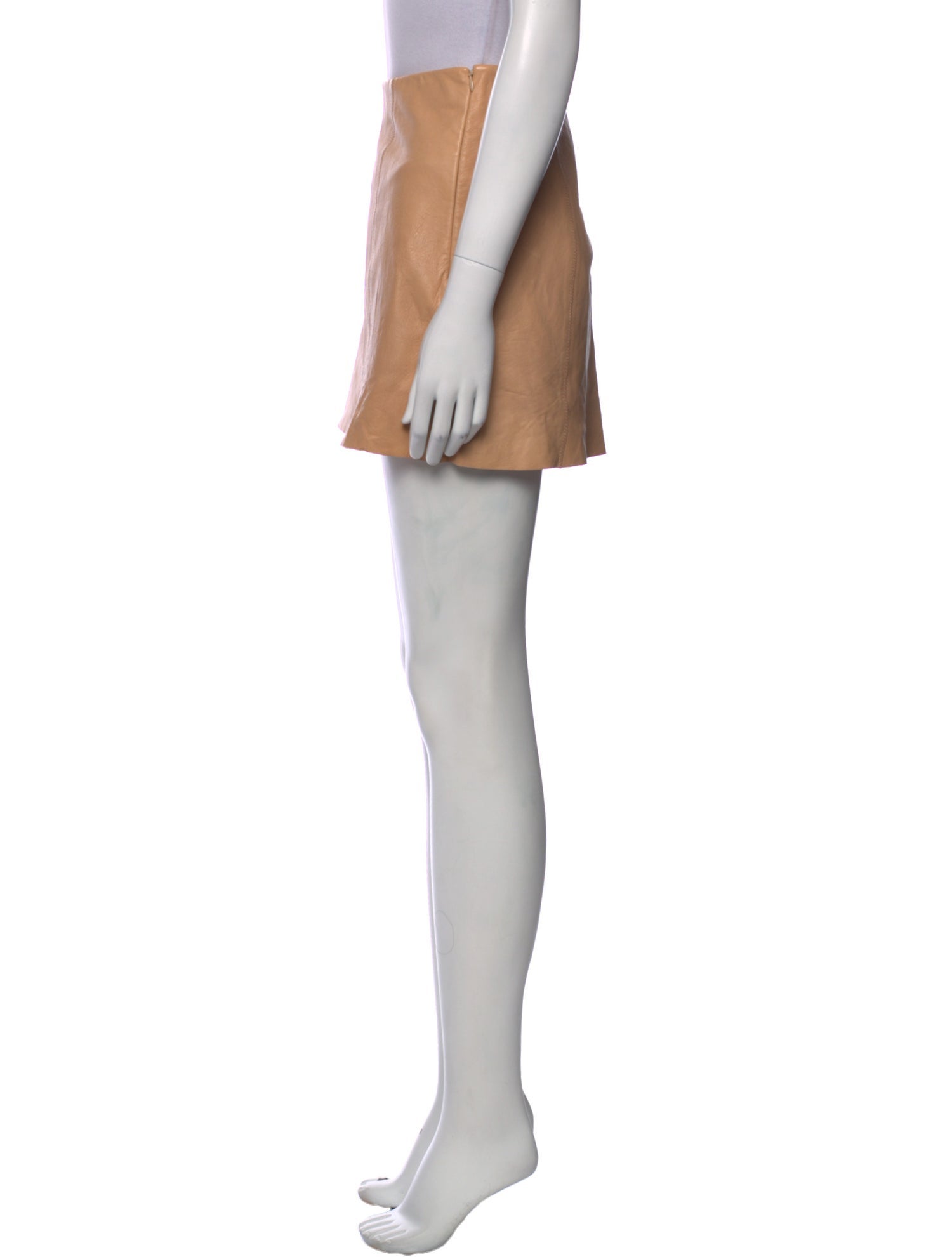 T by Alexander Wang Leather Mini Skirt