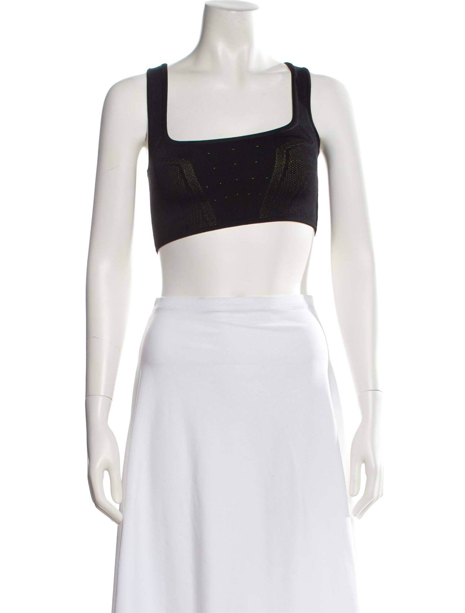 Alexander Wang Square Neckline Sleeveless Crop Top w/ Tags