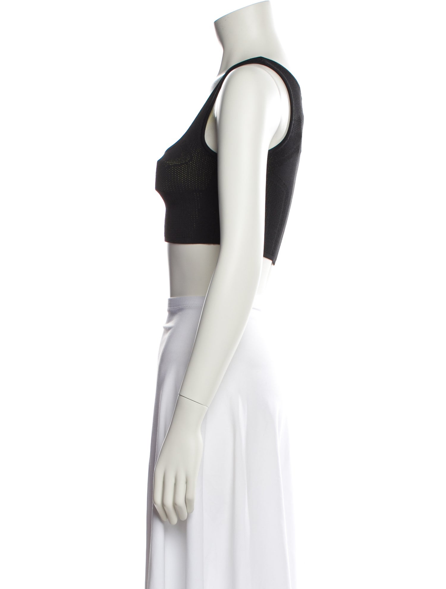 Alexander Wang Square Neckline Sleeveless Crop Top w/ Tags