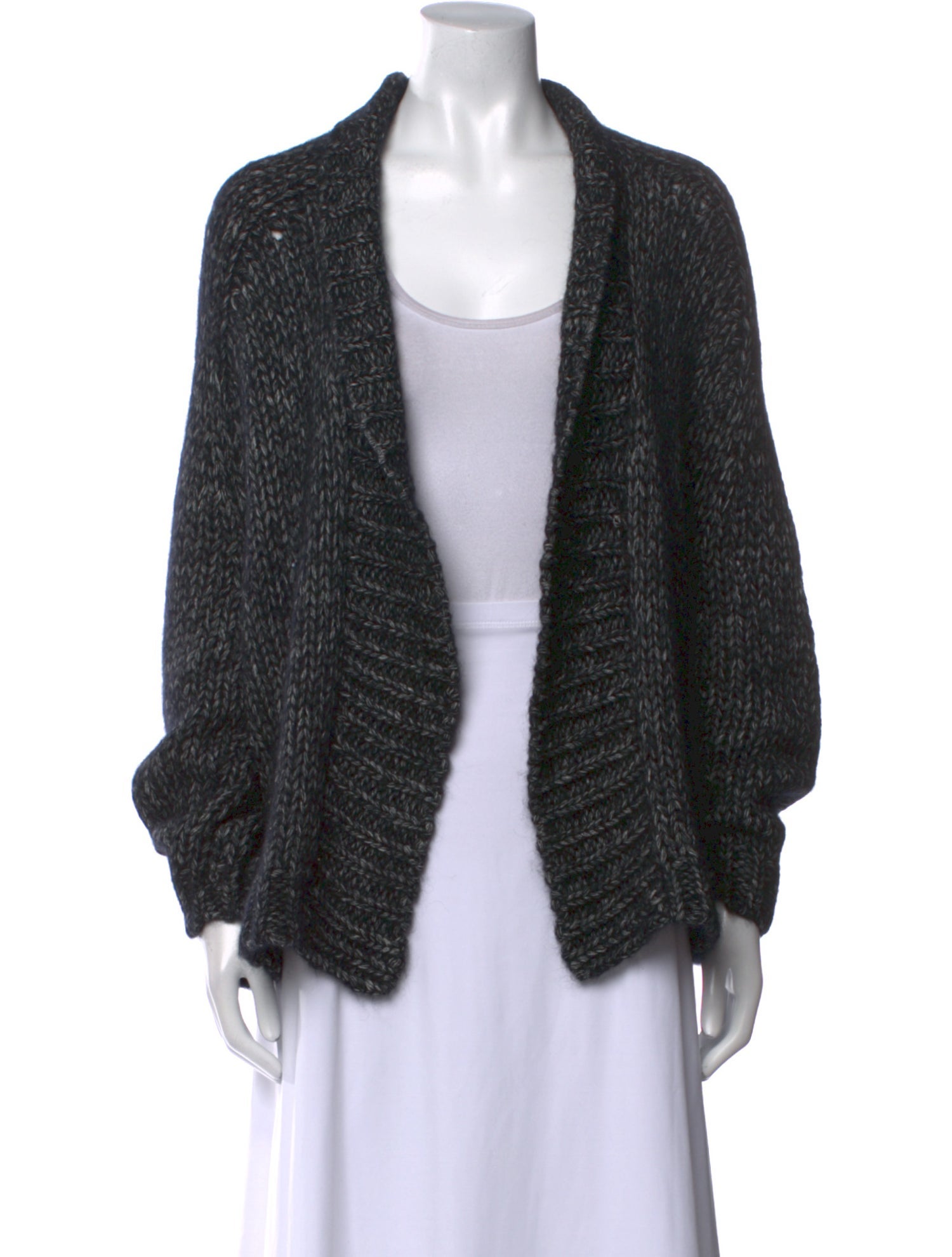 Alexander Wang Mohair Open Front Sweater