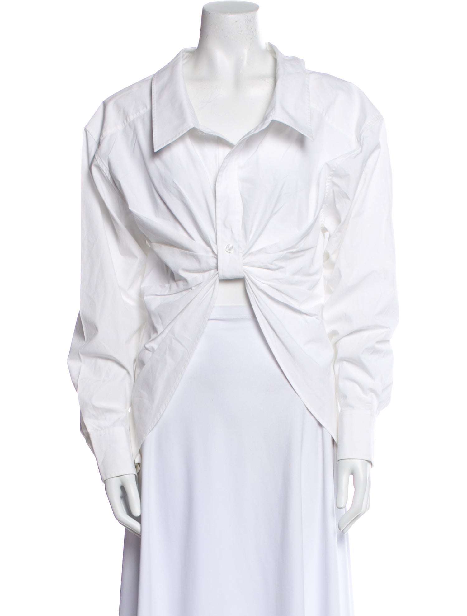 Alexander Wang Long Sleeve Crop Top