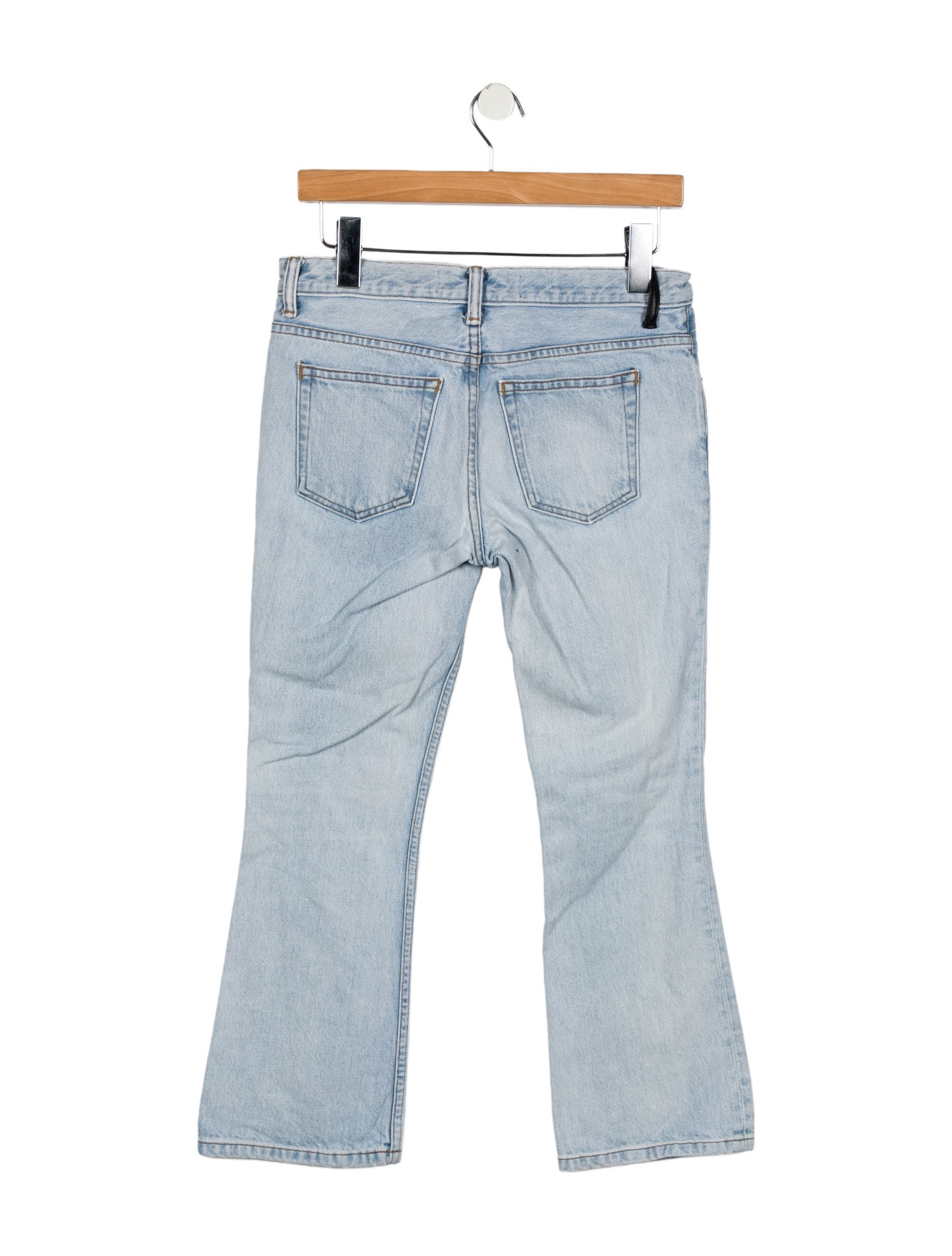 Alexander Wang Mid-Rise Straight Leg Jeans