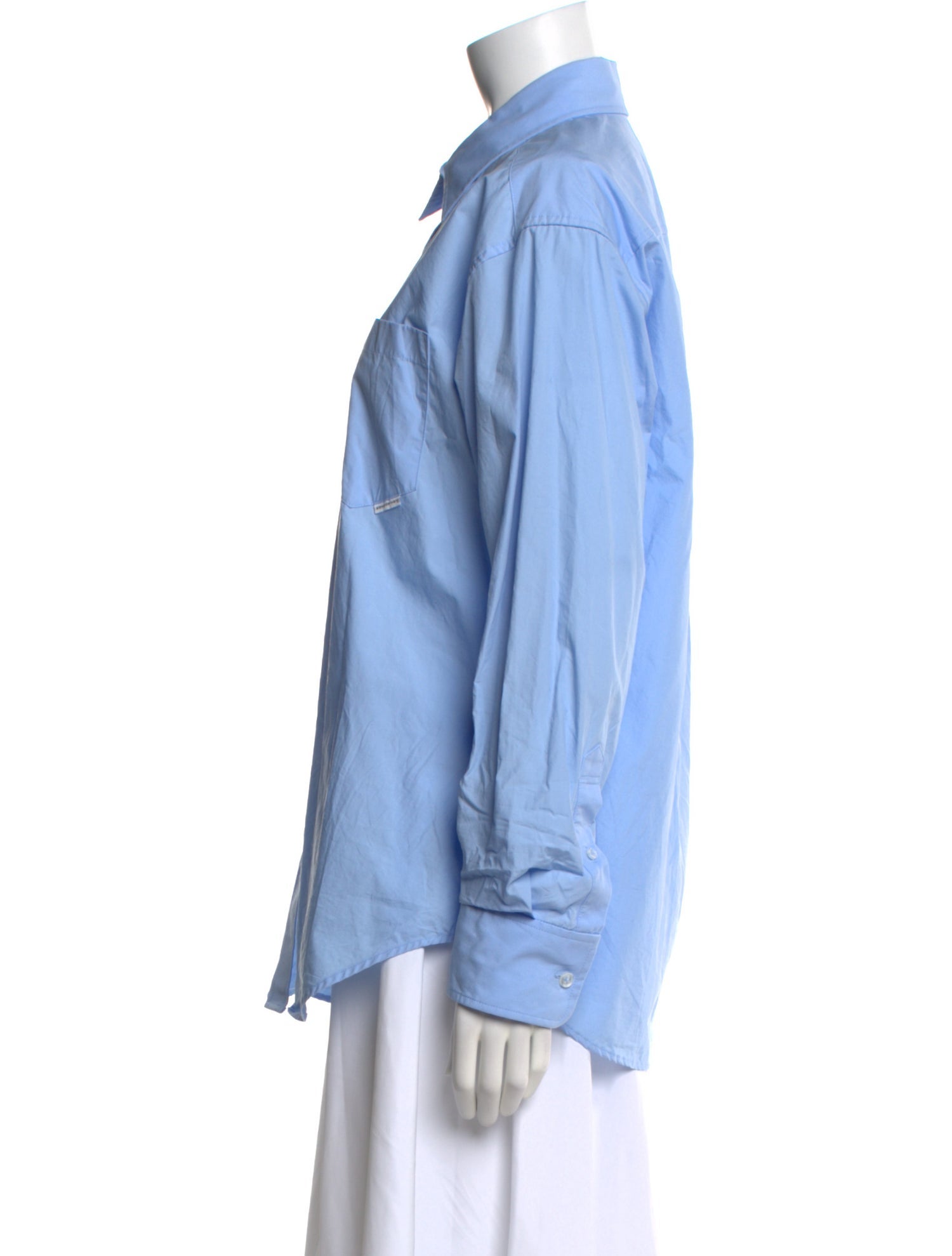 Alexander Wang Long Sleeve Button-Up Top