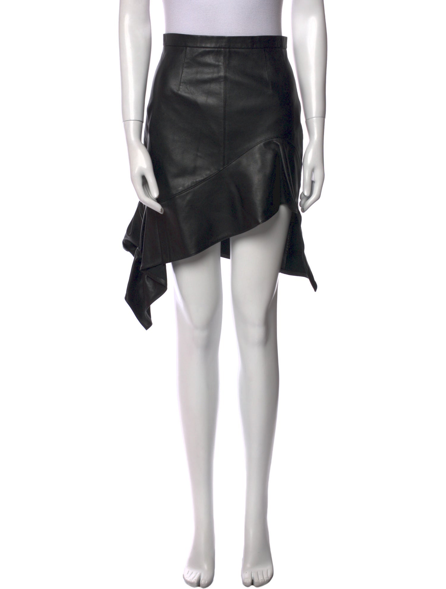 Alexander Wang Lambskin Knee-Length Skirt
