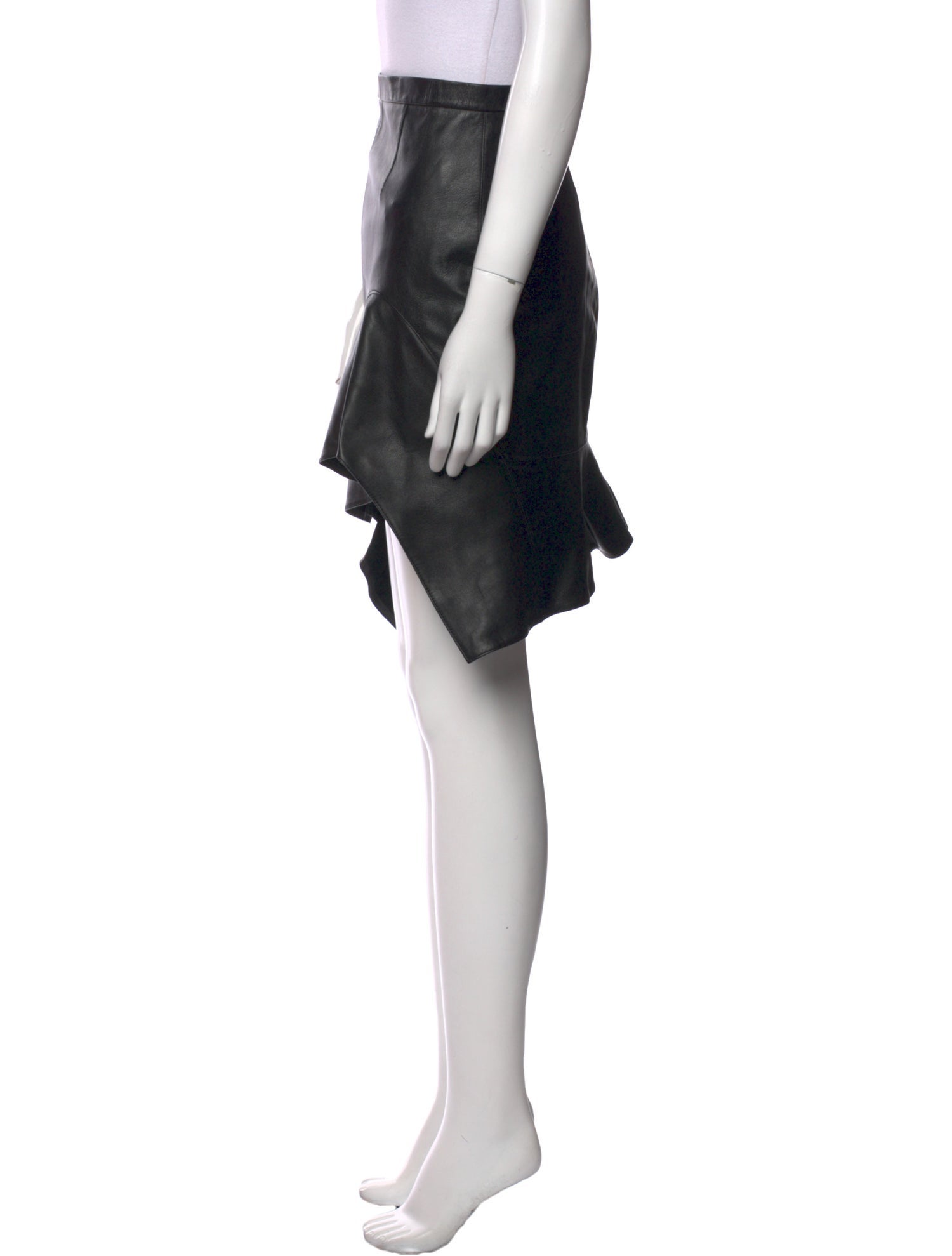 Alexander Wang Lambskin Knee-Length Skirt