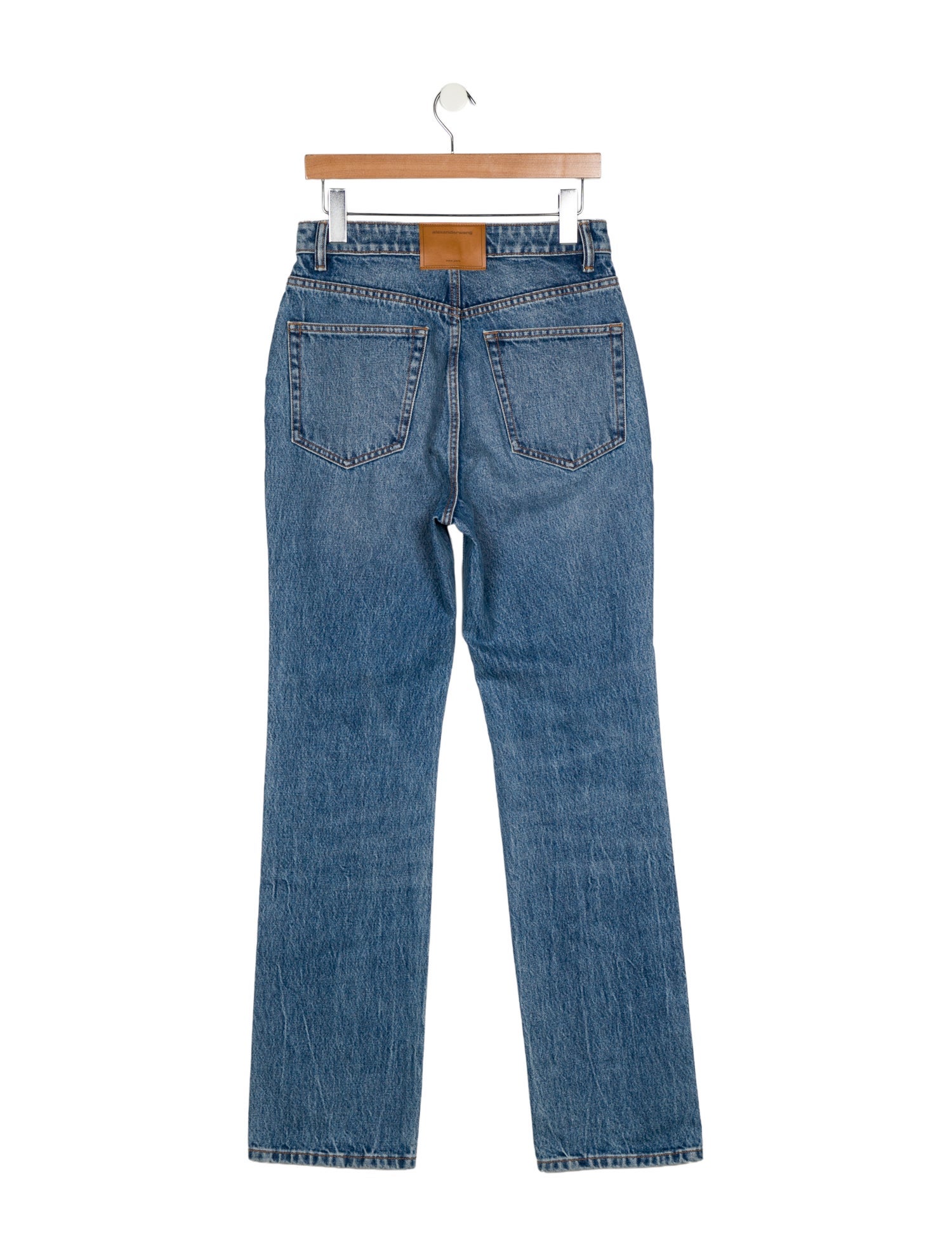 Alexander Wang High-Rise Straight Leg Jeans w/ Tags
