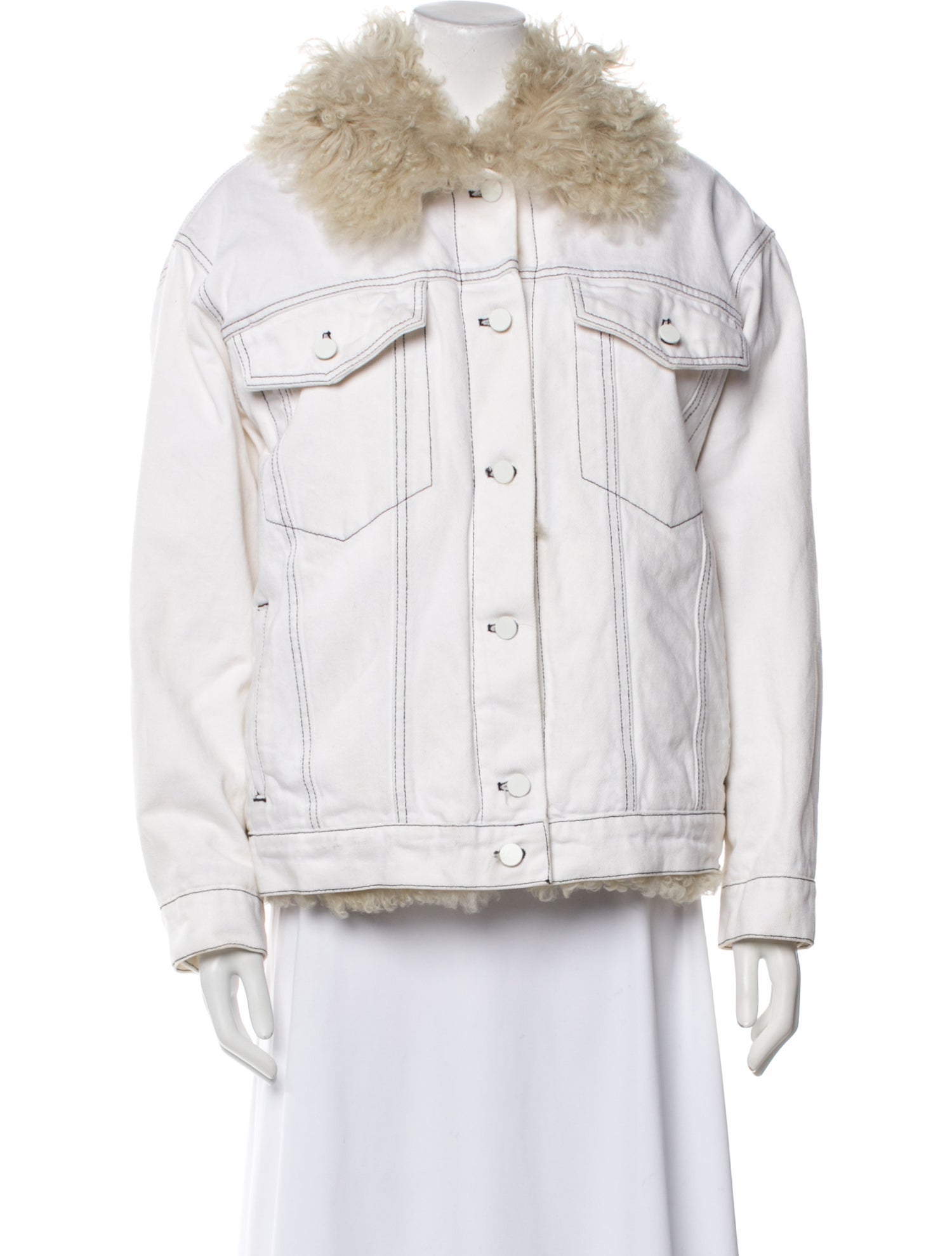 Alexander Wang Shearling Fur Jacket