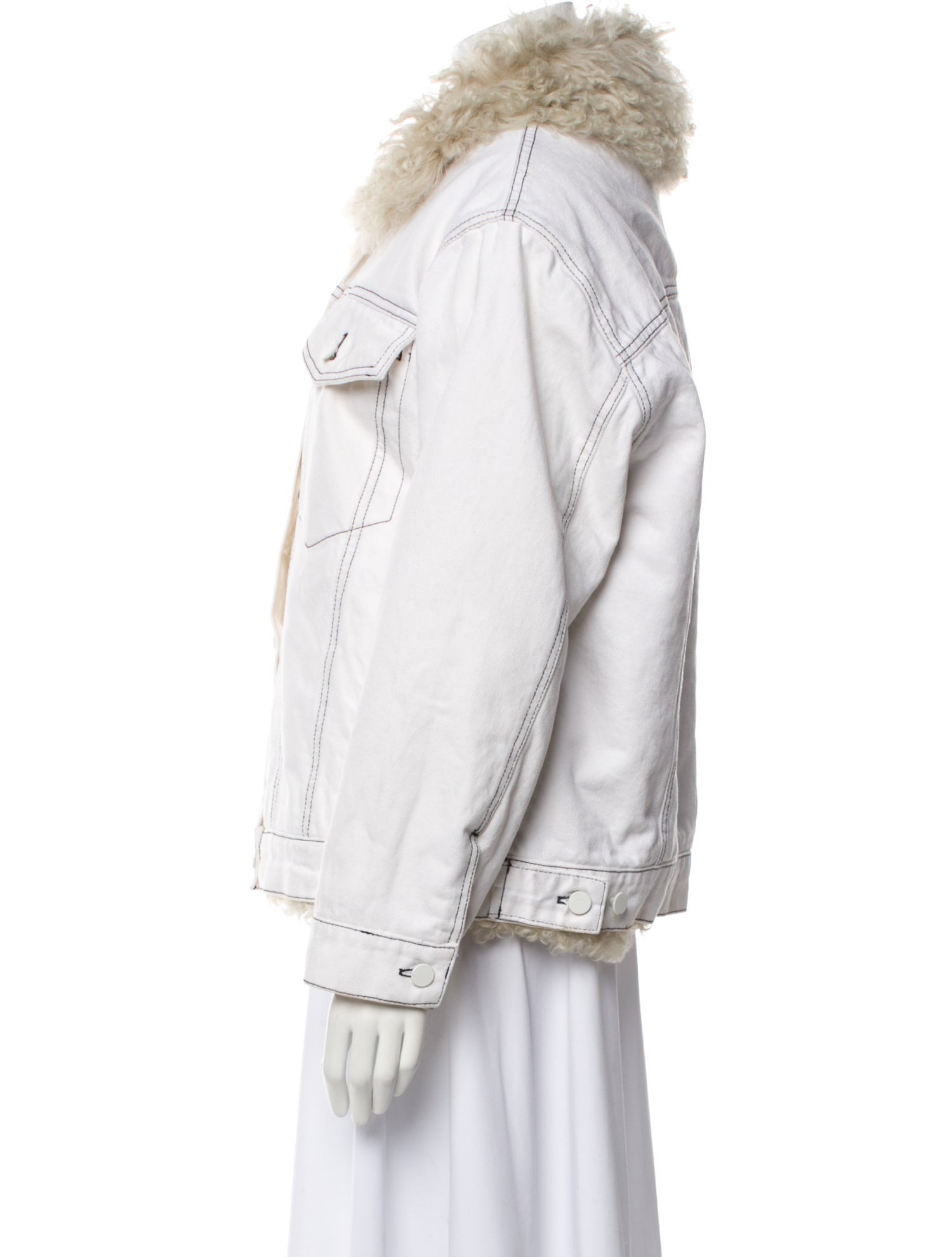 Alexander Wang Shearling Fur Jacket