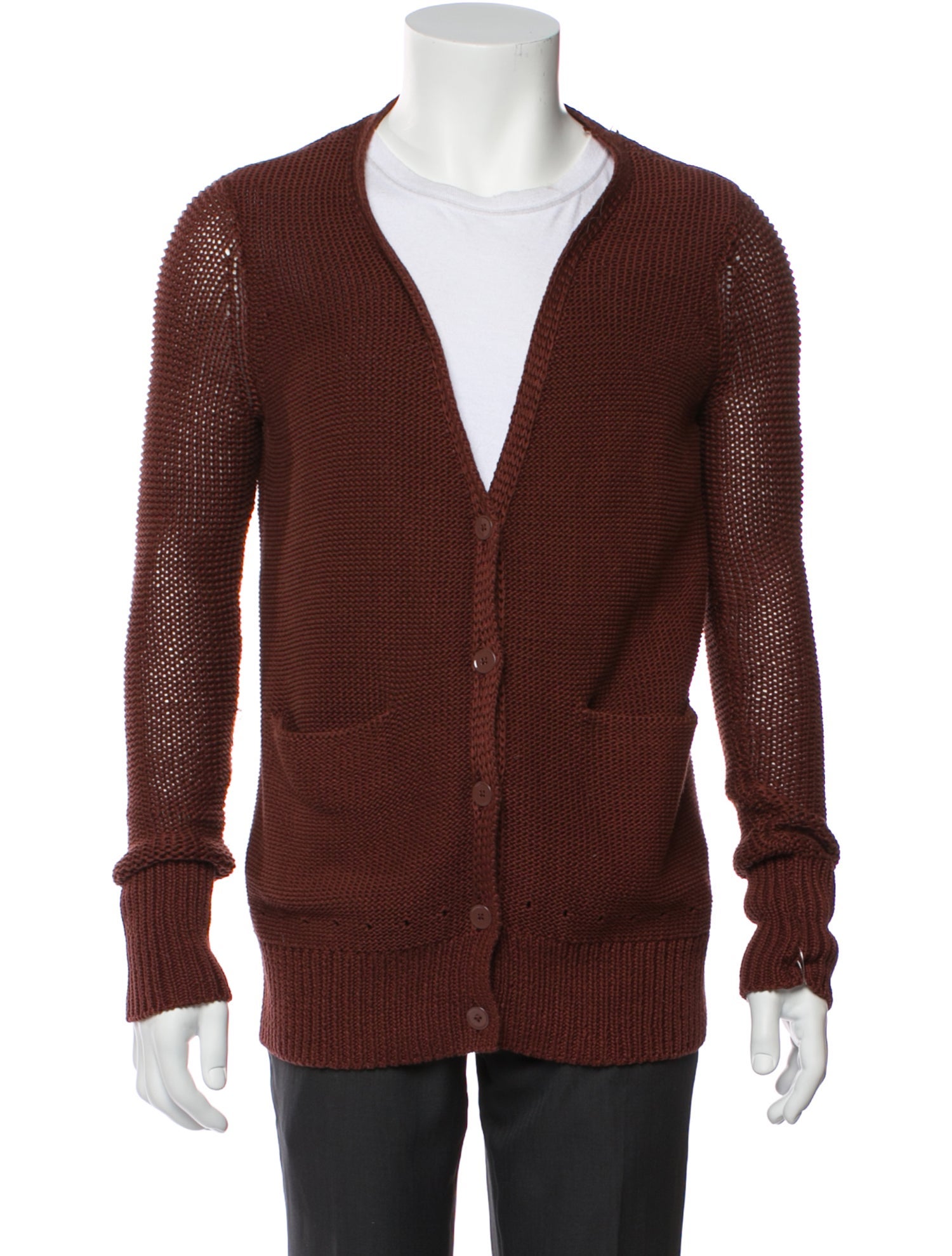 Alexander Wang V-Neck Long Sleeve Cardigan