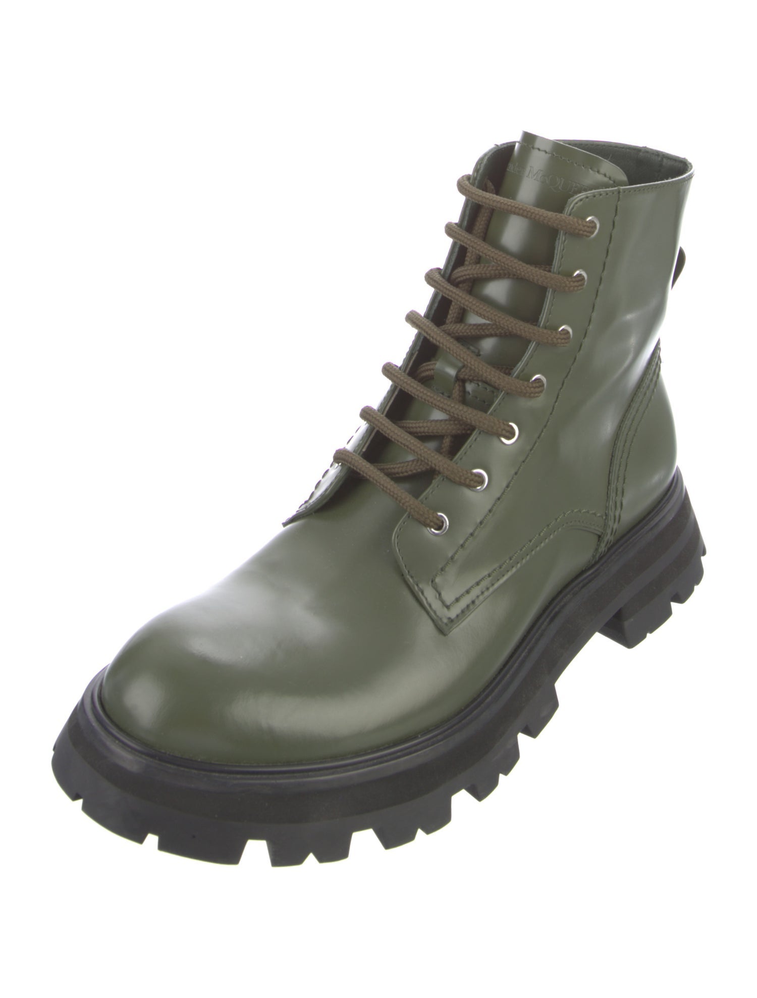 Alexander Wang Leather Combat Boots