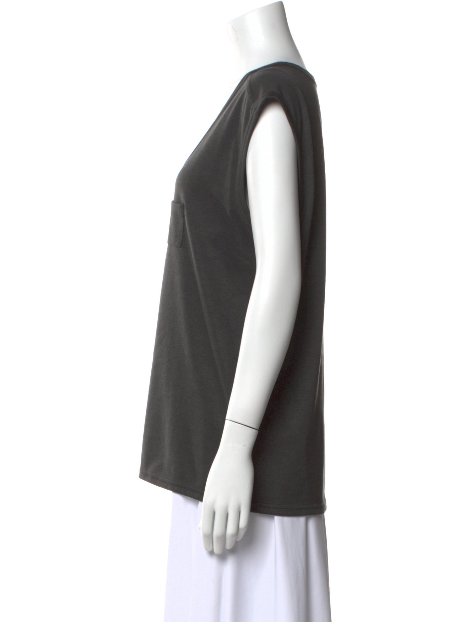 Alexander Wang Scoop Neck Short Sleeve T-Shirt