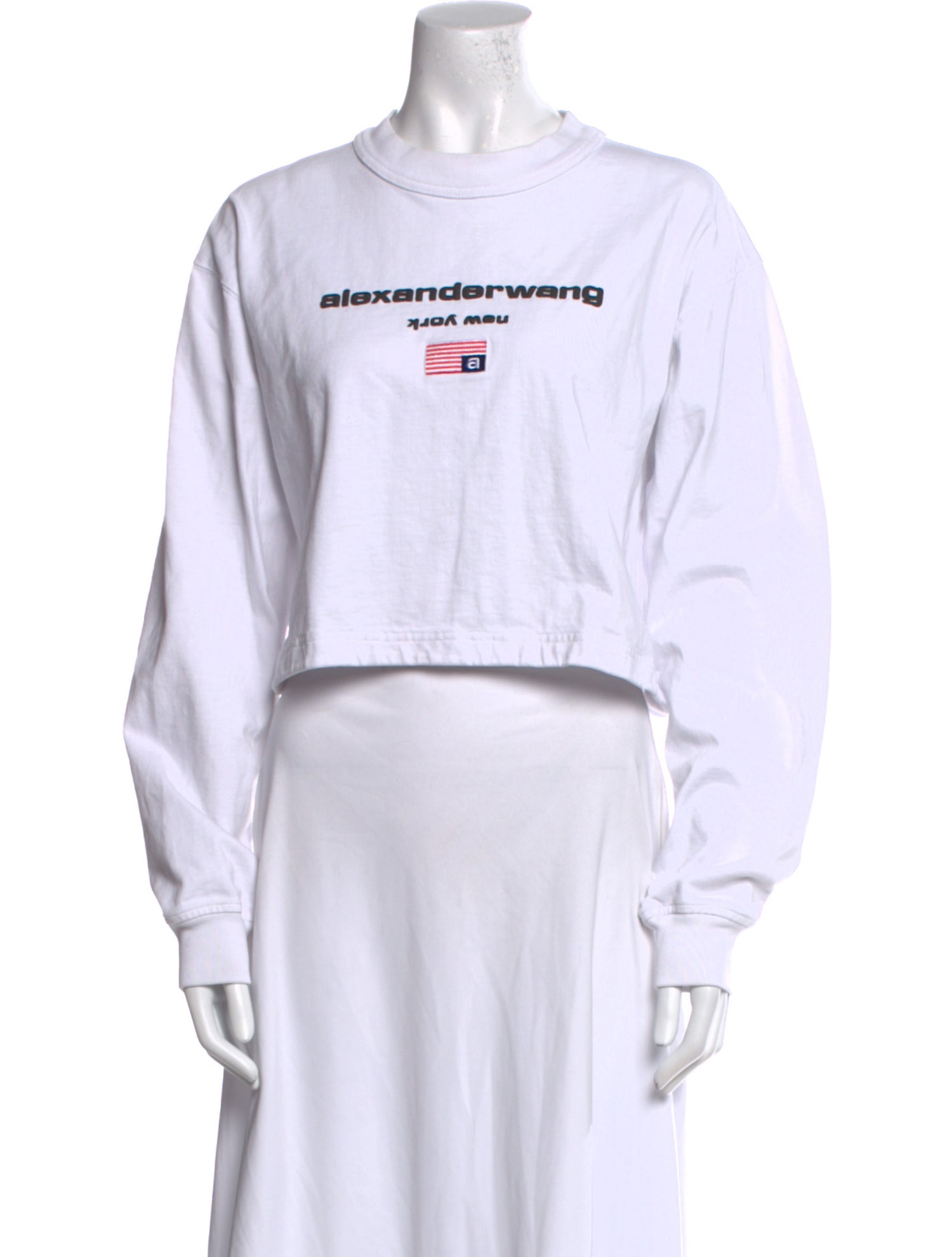 Alexander Wang Graphic Print Crew Neck Sweatshirt