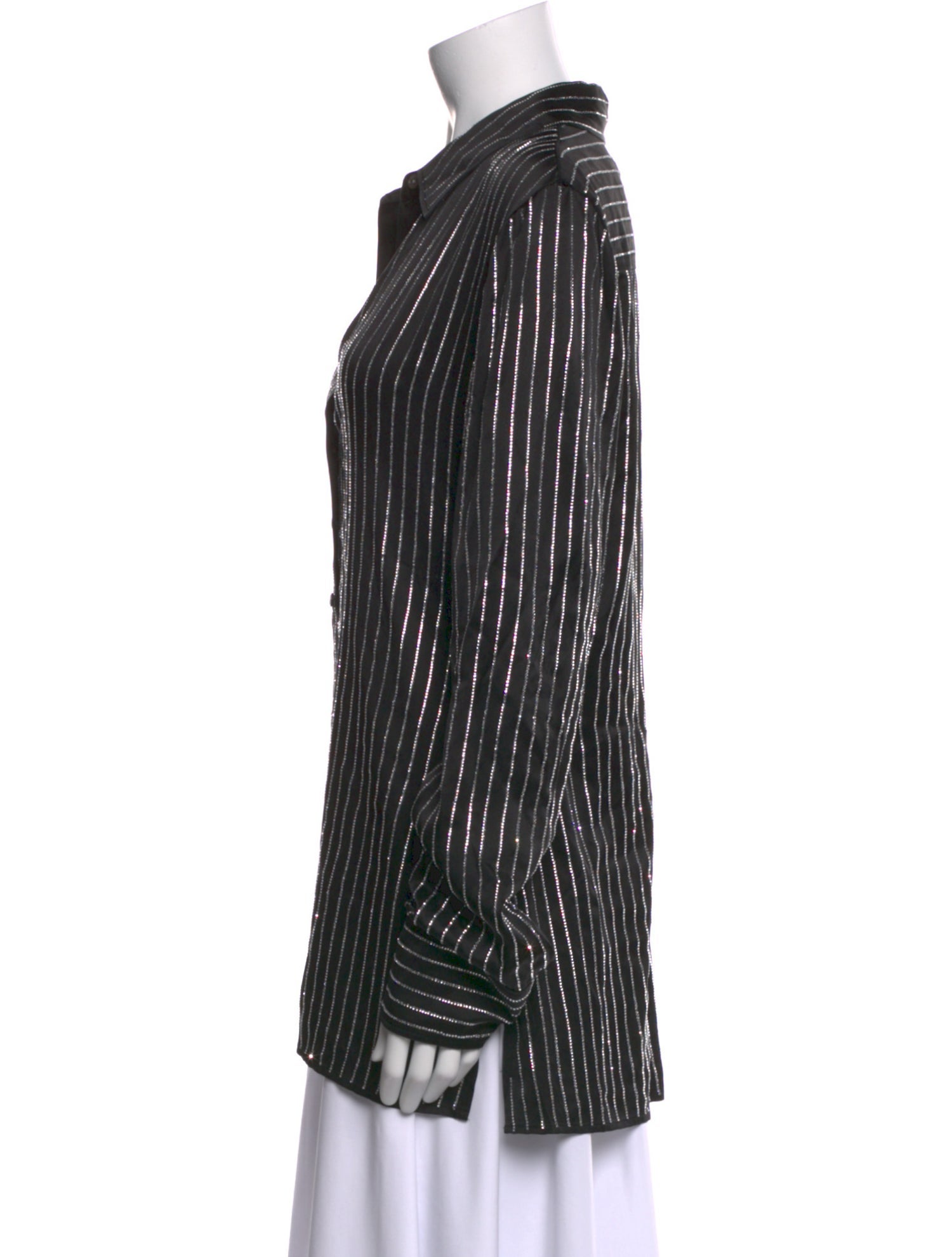 Alexander Wang Silk Striped Tunic