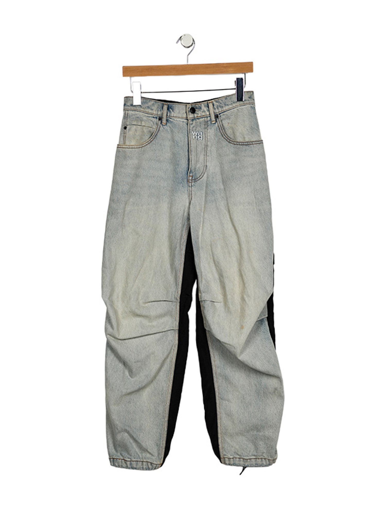 Alexander Wang High-Rise Straight Leg Jeans